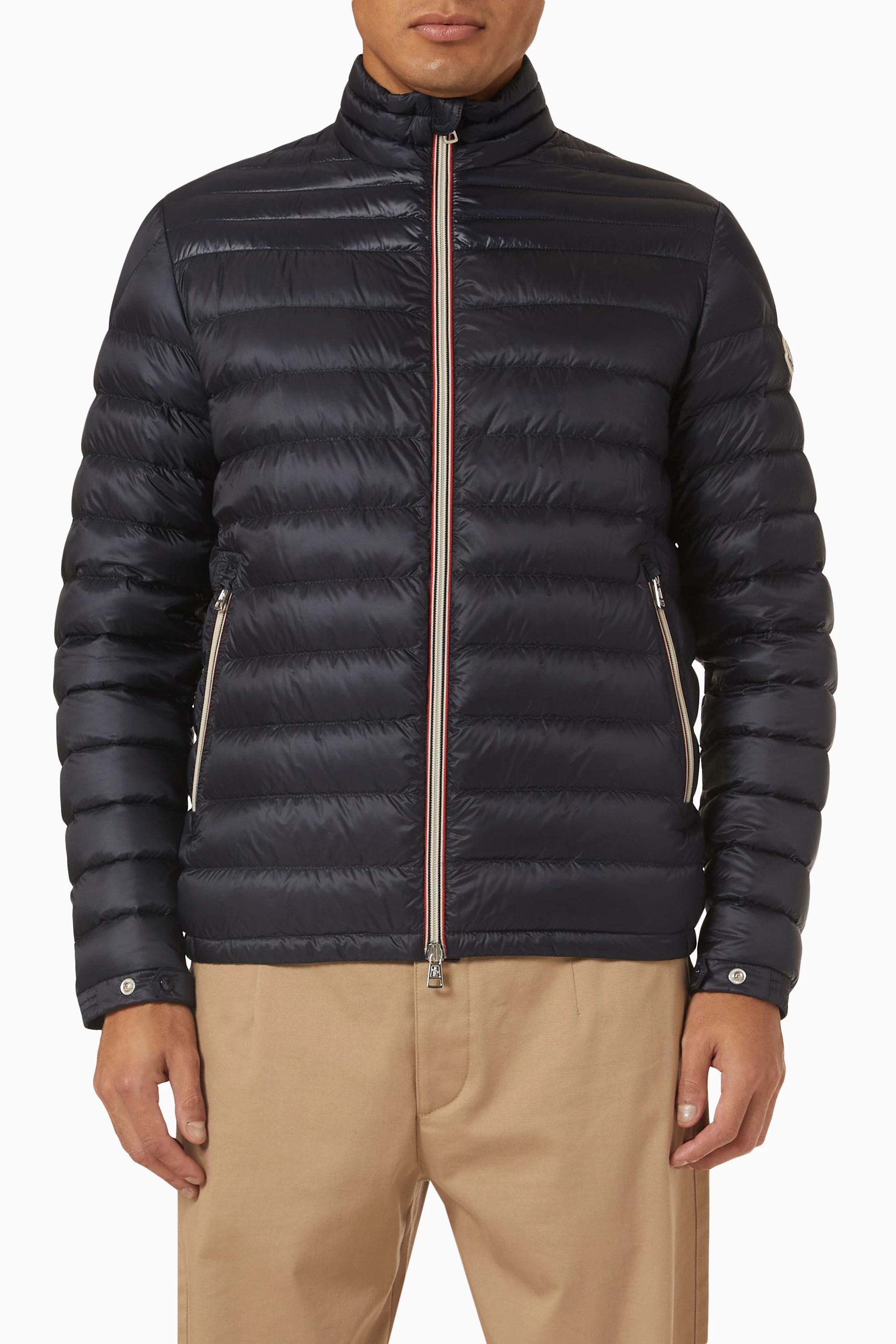 Buy Moncler Blue Daniel Jacket in Quilted Nylon for Men in UAE Ounass