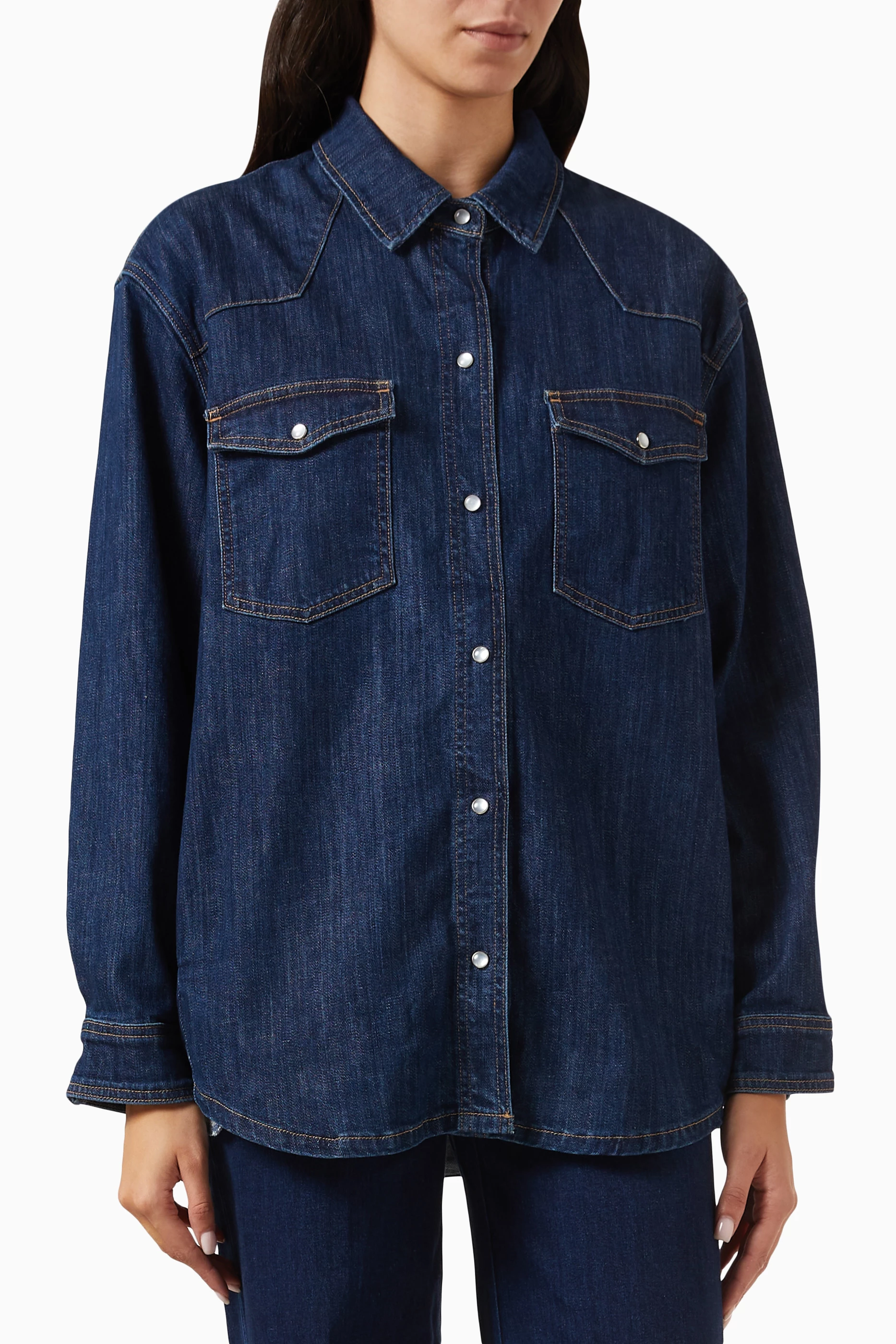 Jeans overshirt hot sale
