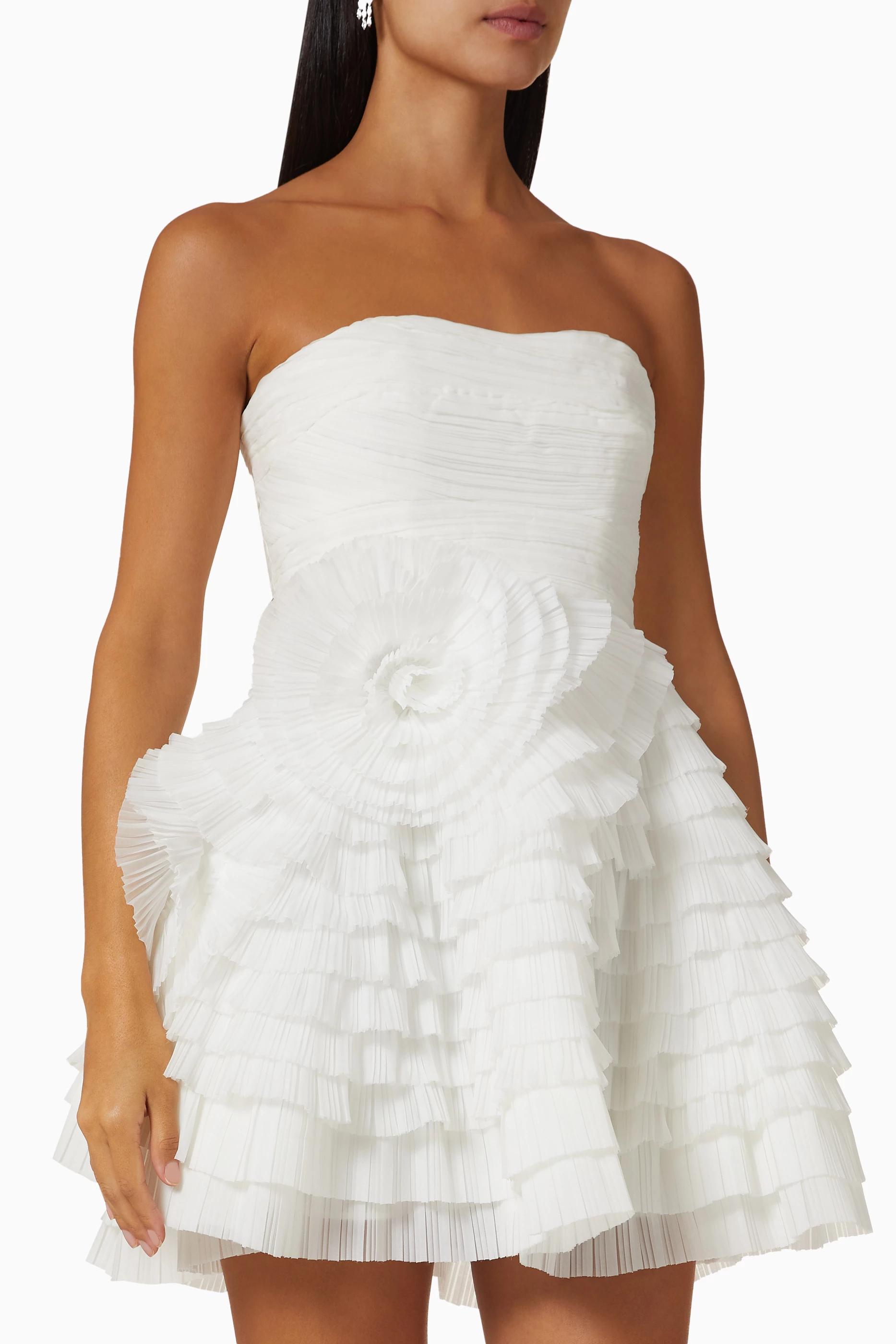 Bcbg online ivory dress