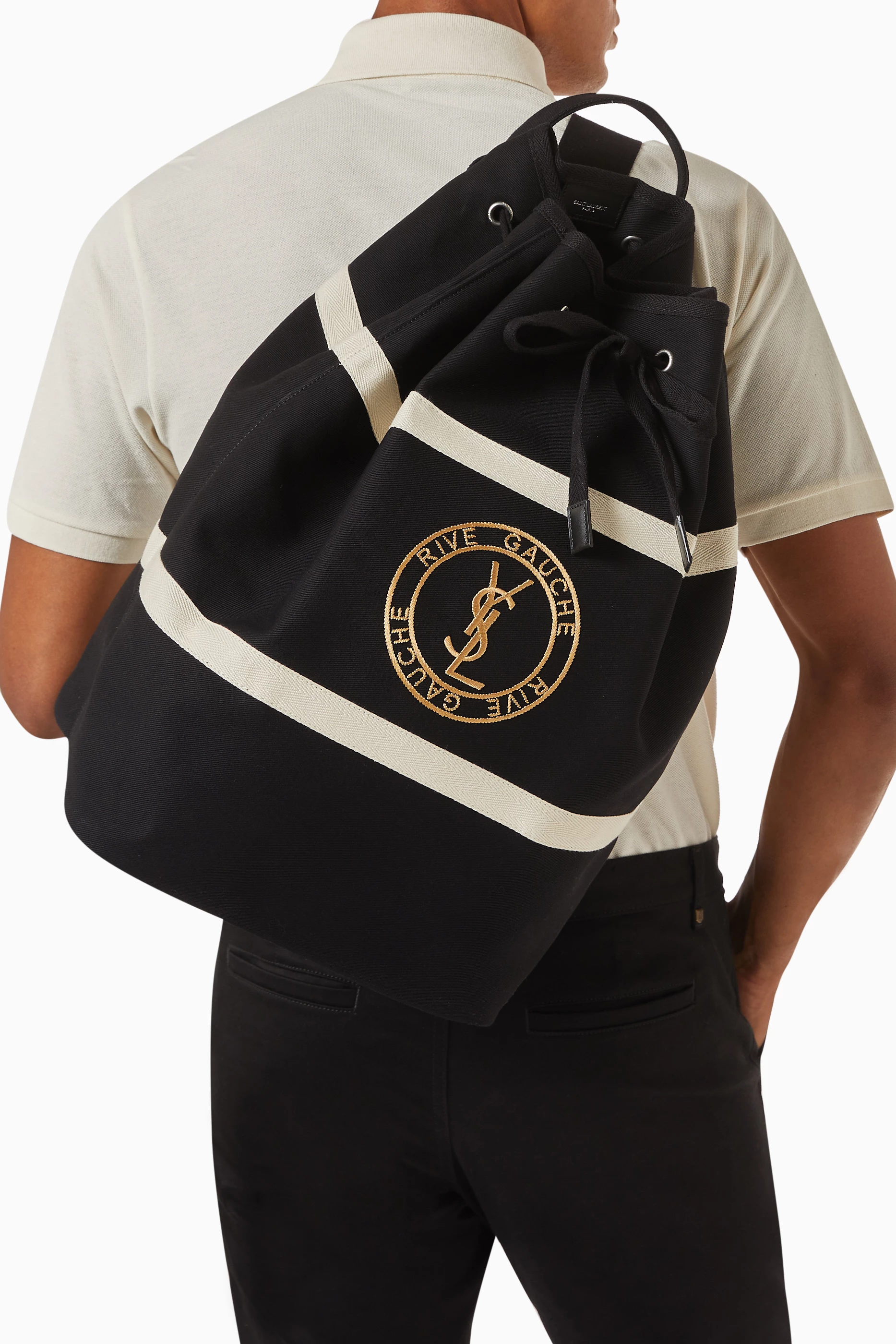 Canvas sling backpack store