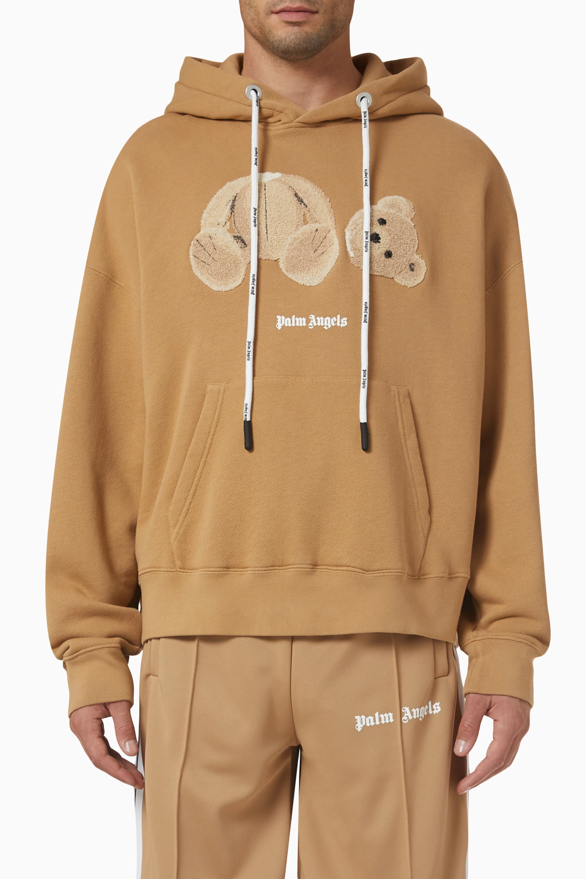 Palm angels orange hoodie shop