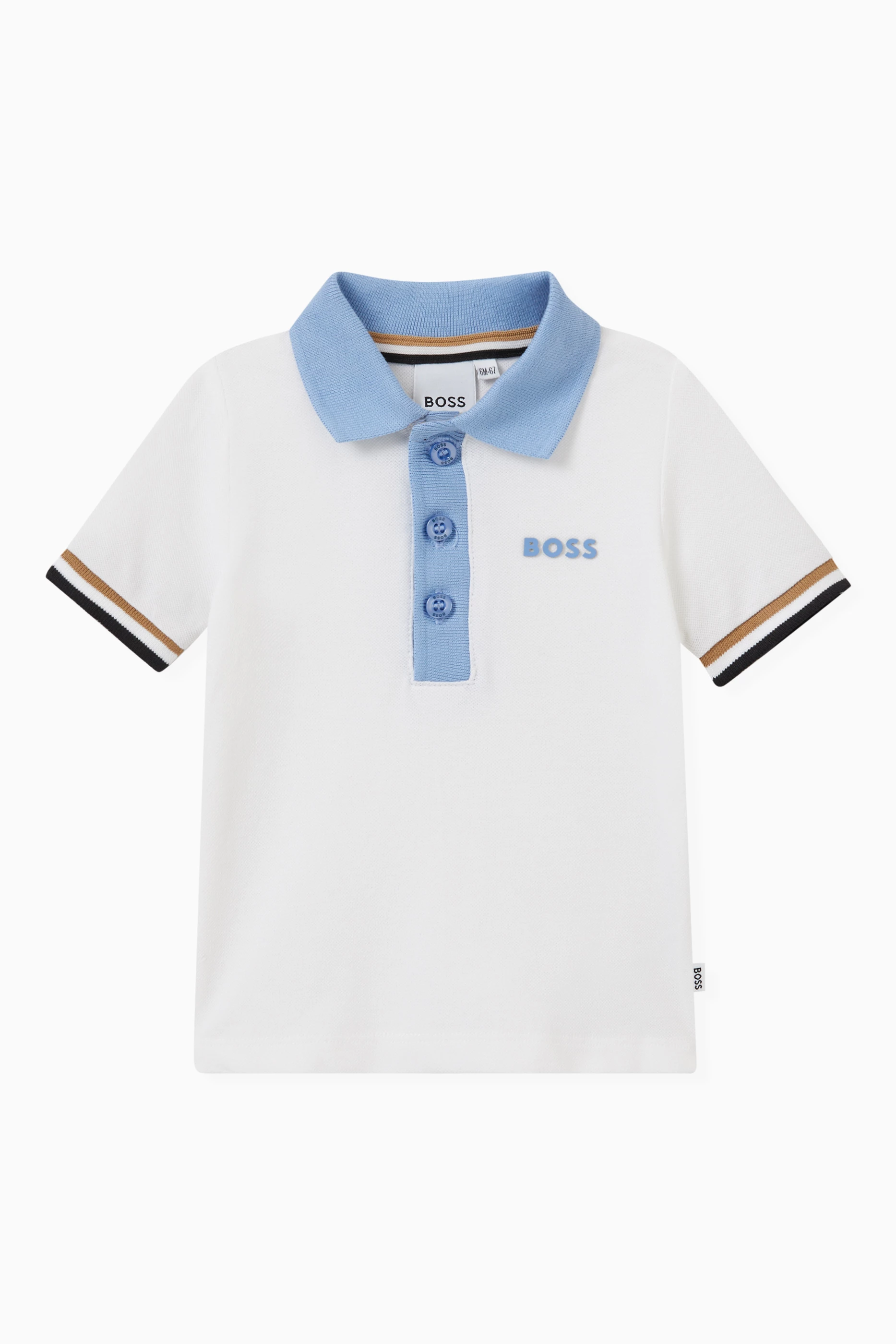 Baby boy hot sale white polo shirt