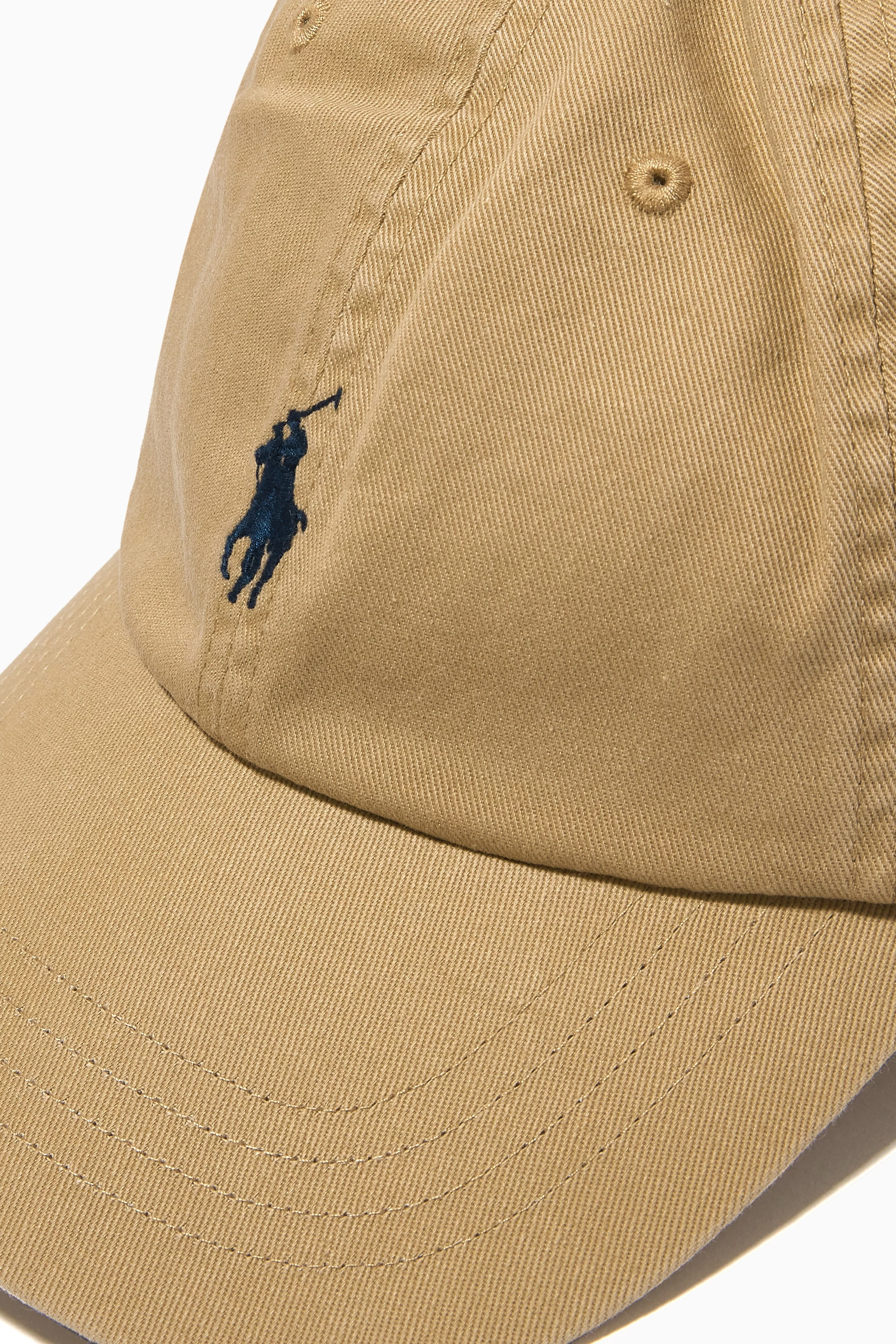 Buy Polo Ralph Lauren Brown Logo Sports Cap in Cotton for Men in