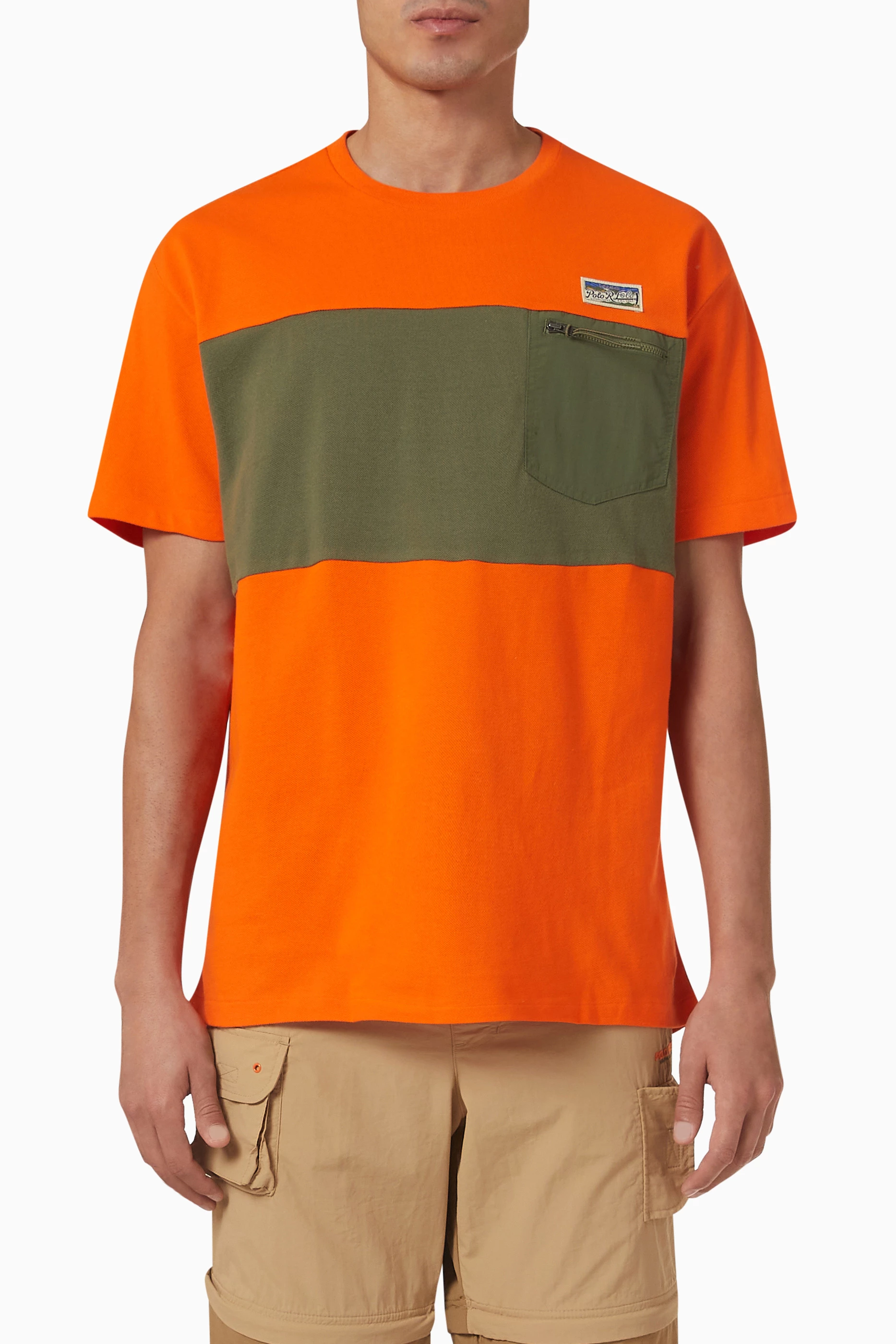 Orange ralph lauren clearance