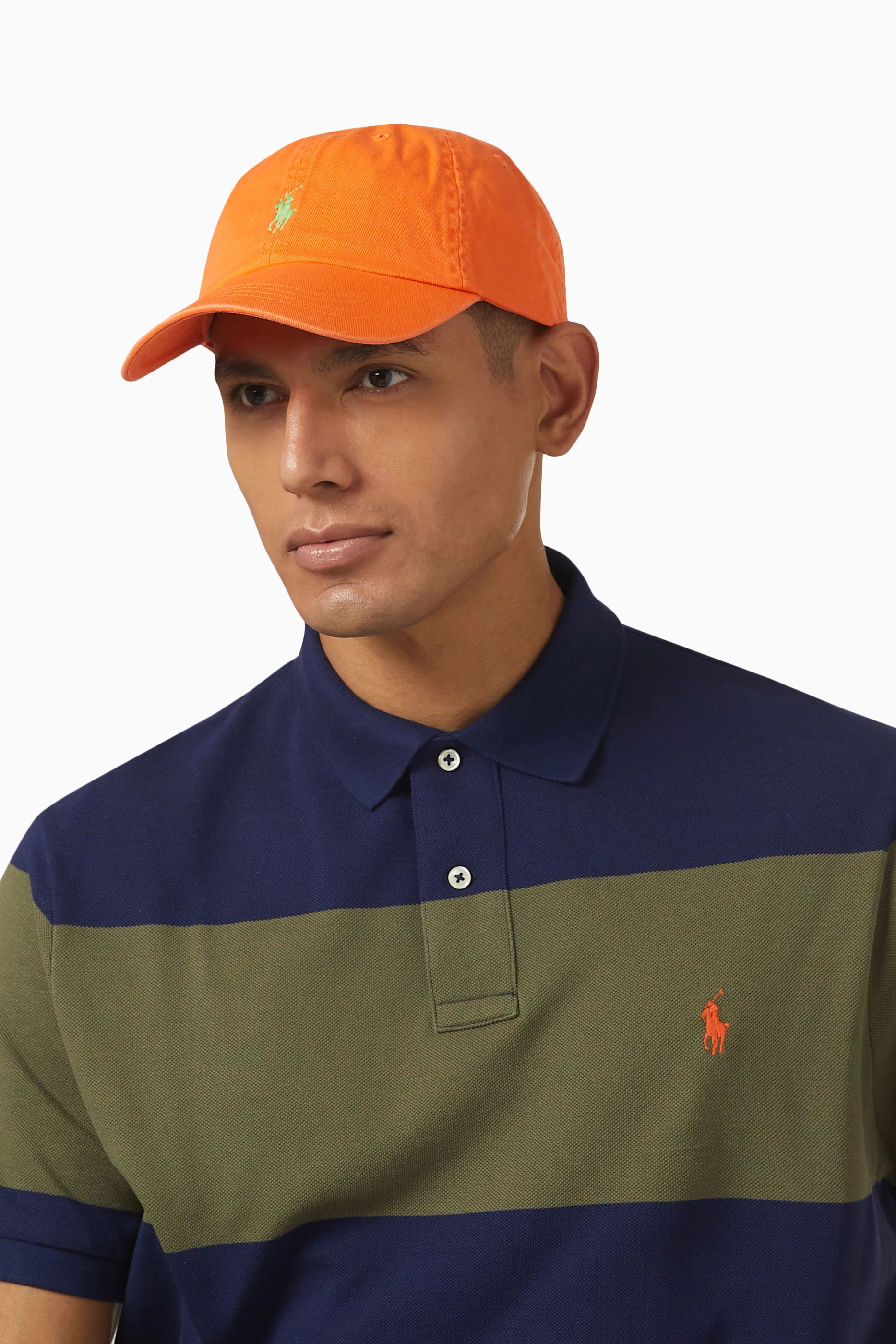 Orange hotsell polo cap