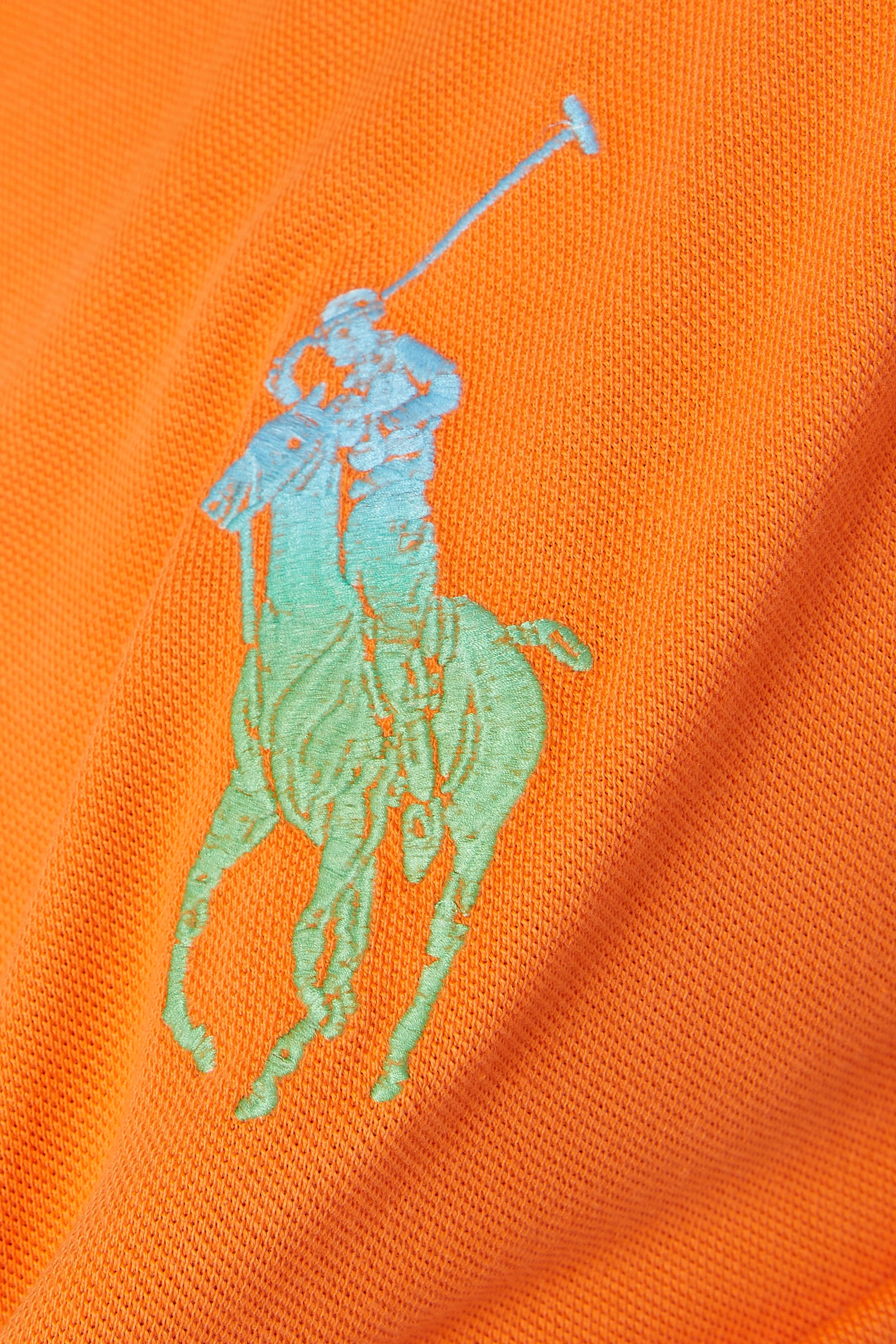 Orange polo deals ralph lauren