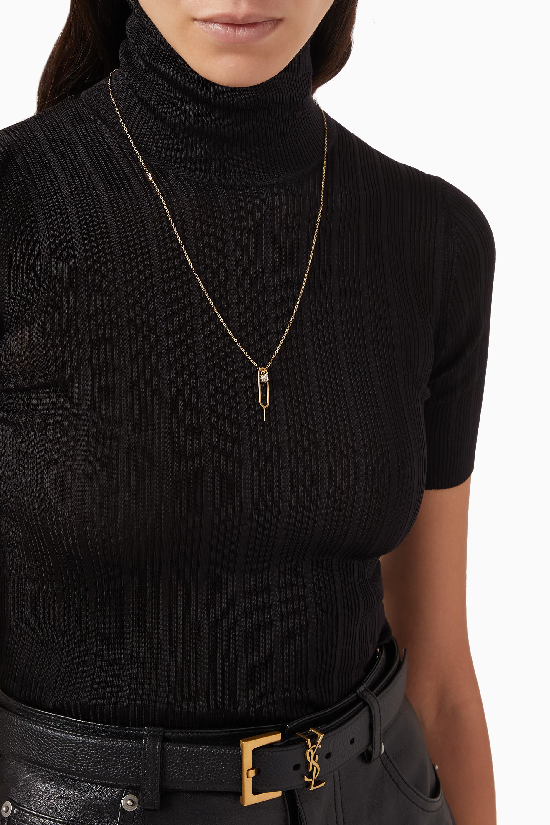 Saint laurent sale key necklace