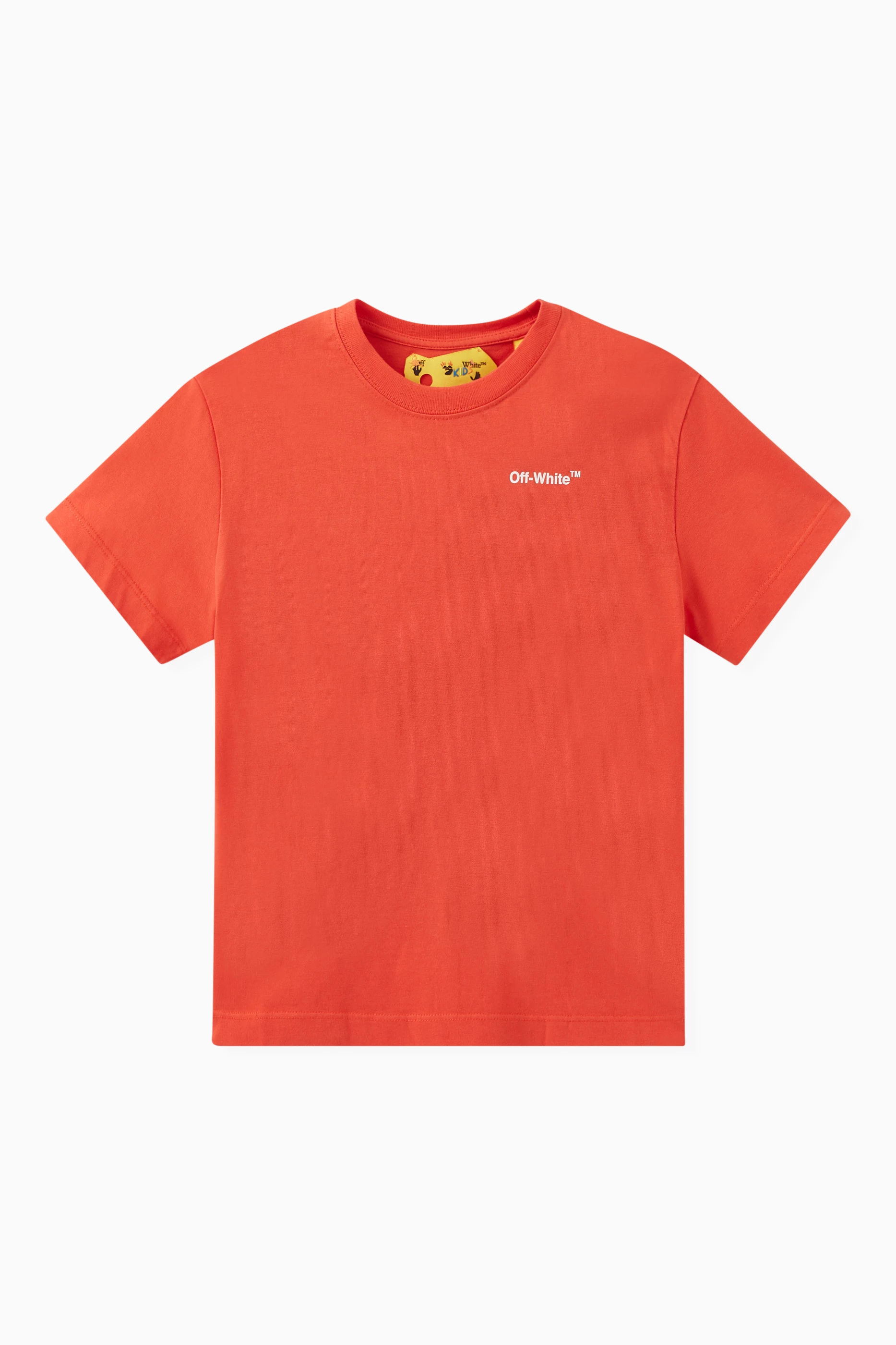 Orange off white shirt on sale