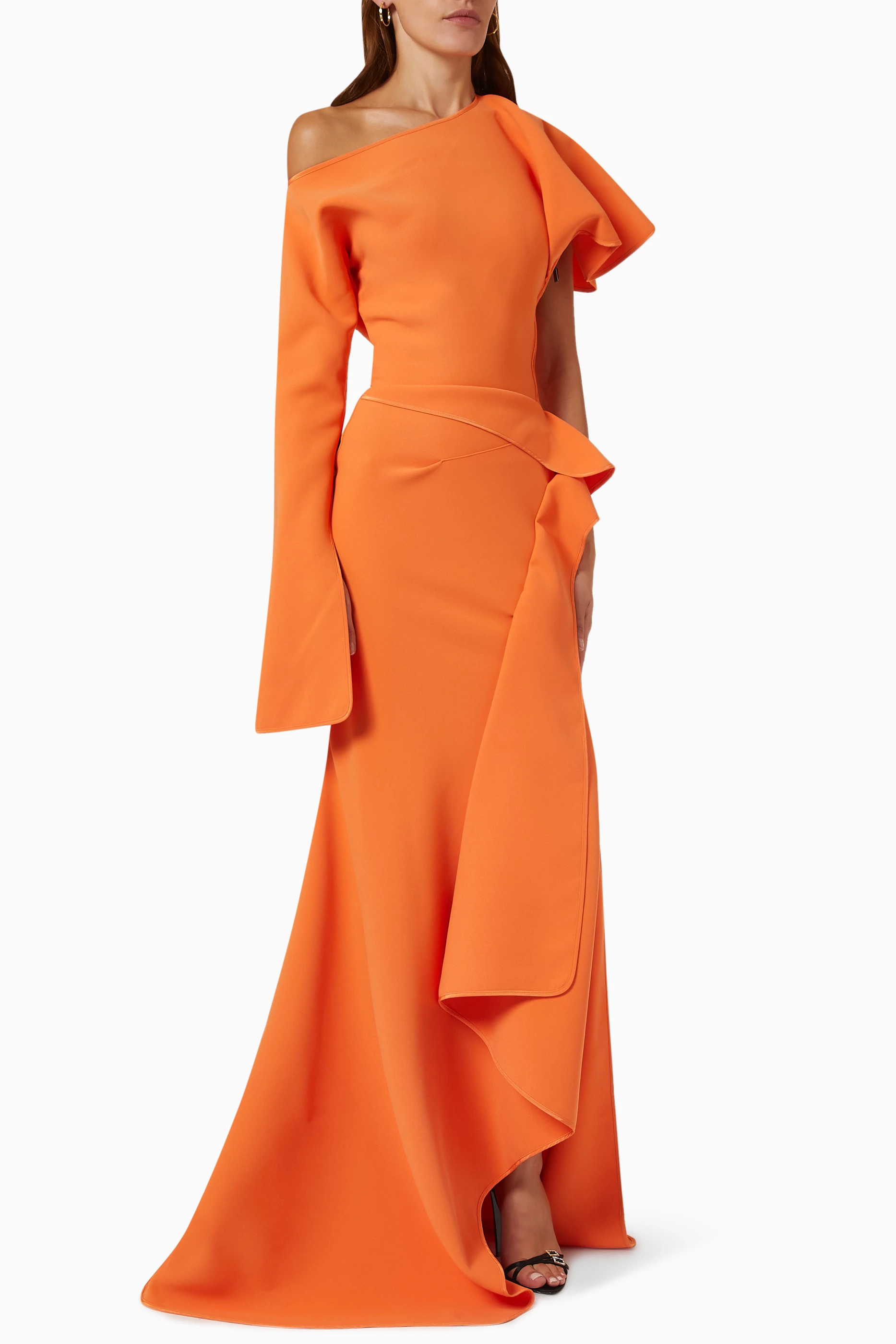 Orange gown shop