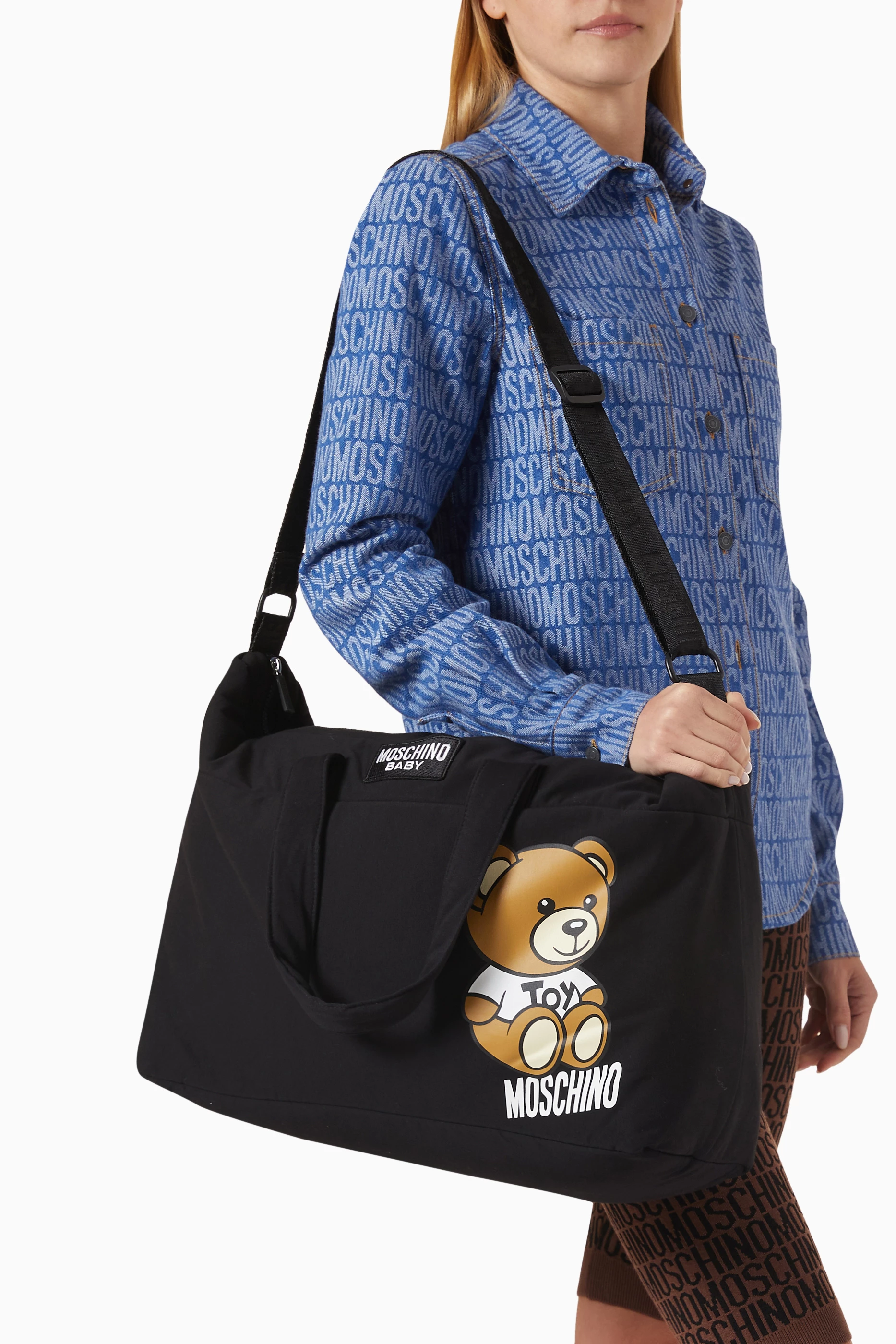 Moschino changing bag black outlet