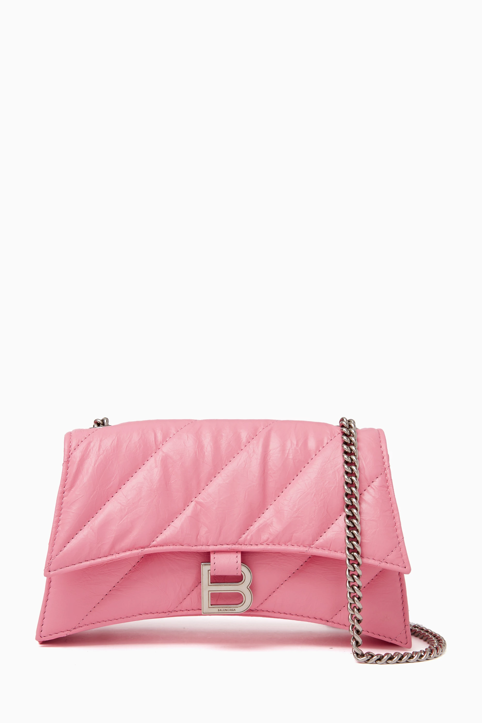 Buy Balenciaga Pink Crush XS Chain Bag for Women in UAE Ounass
