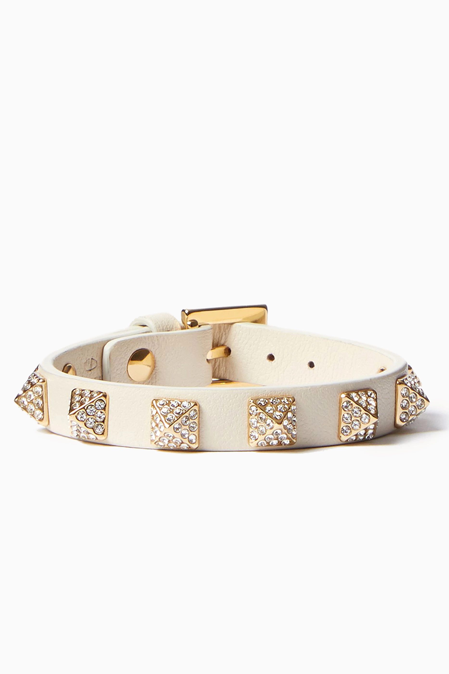 Buy Valentino Garavani White Valentino Garavani Rockstud Crystal