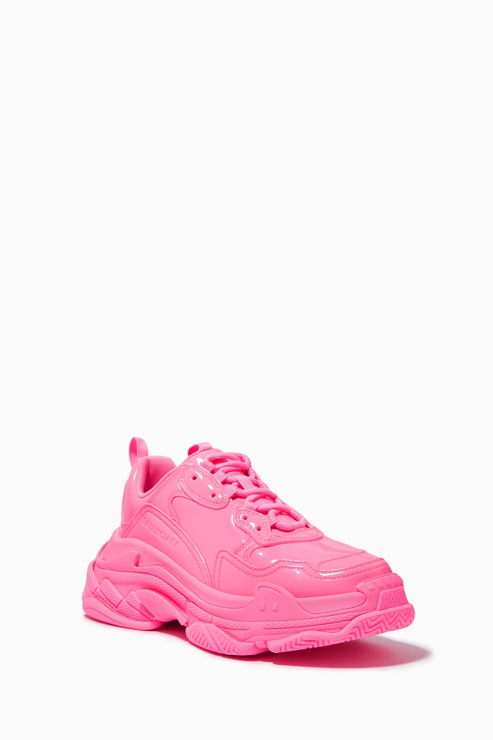 Balenciaga triple s pink and black clearance