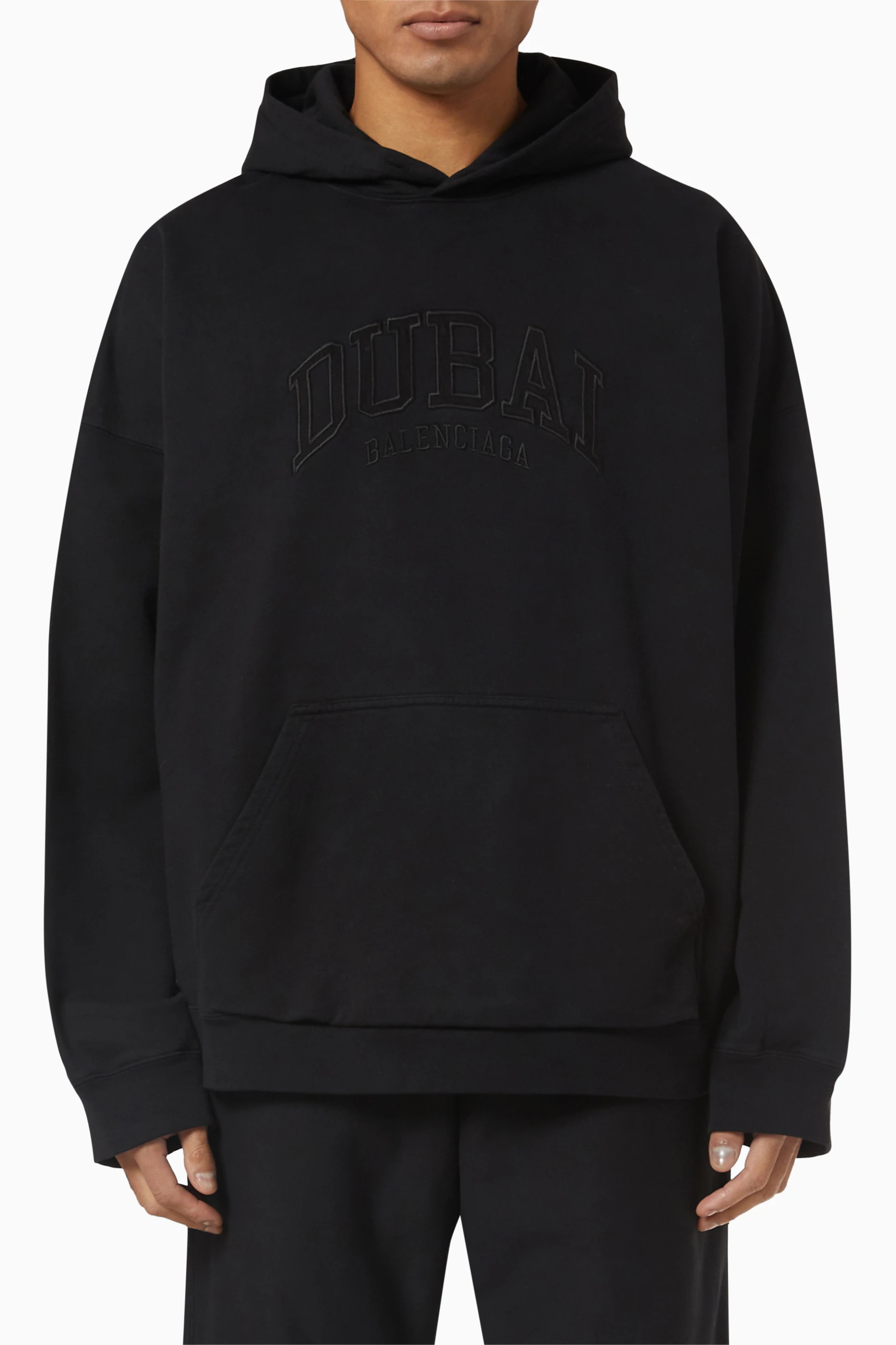 Balenciaga black hoodie on sale