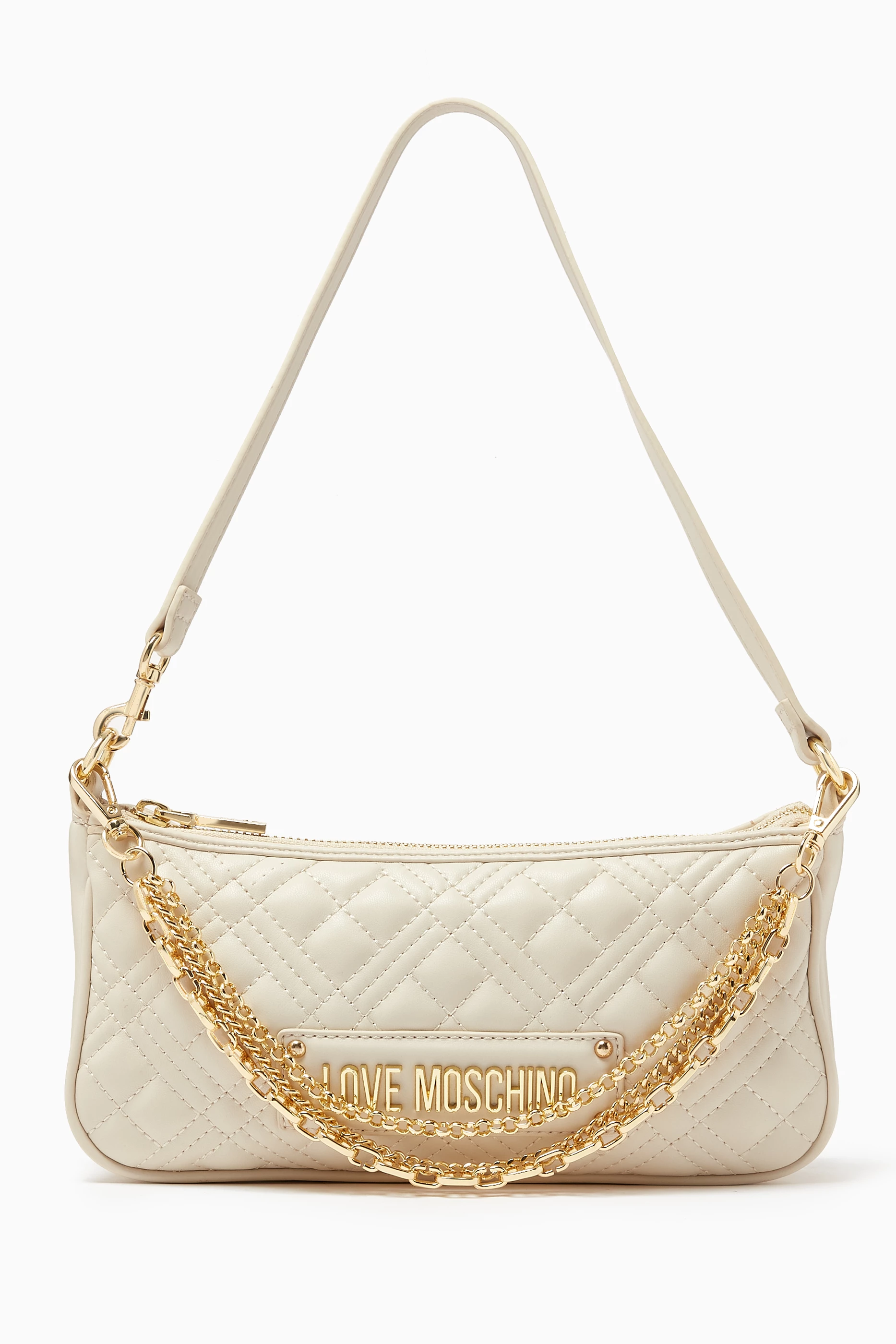 Grey love new arrivals moschino bag
