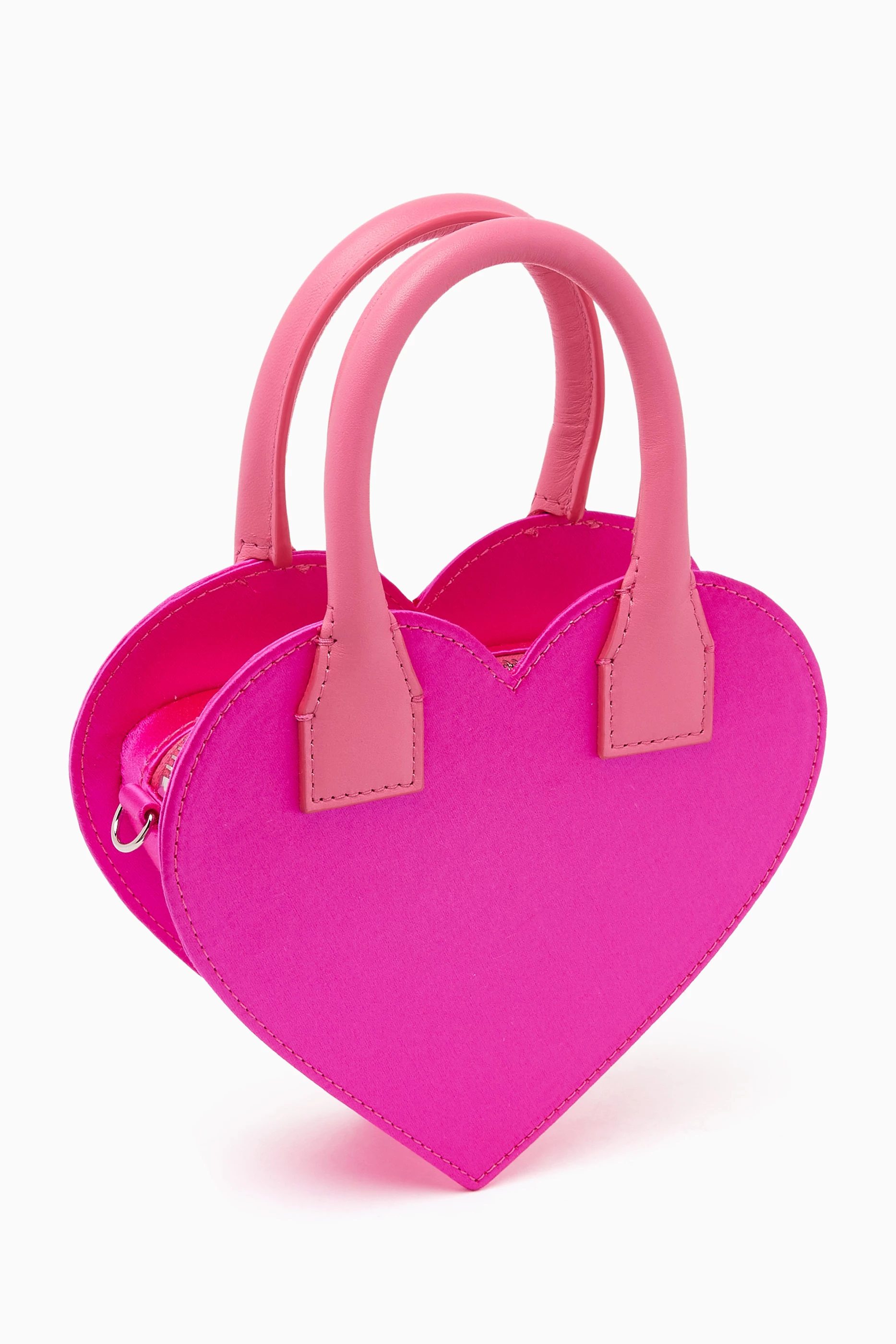 Pink best sale heart handbag