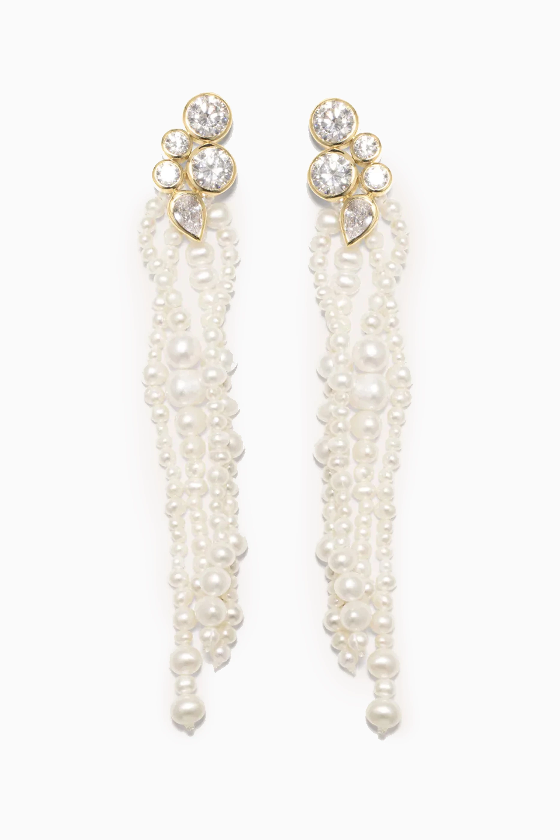 Topshop pearl hotsell drop earrings