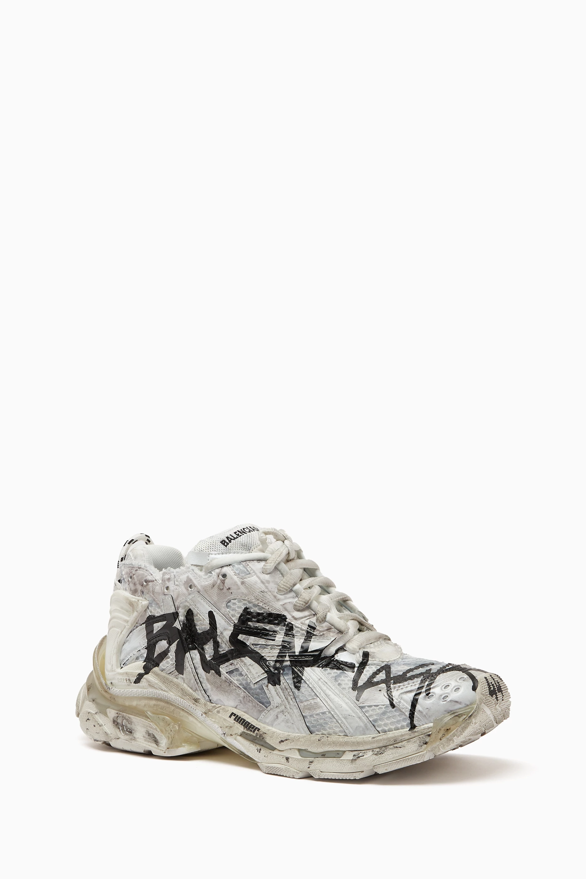 Balenciaga runners mens silver hotsell