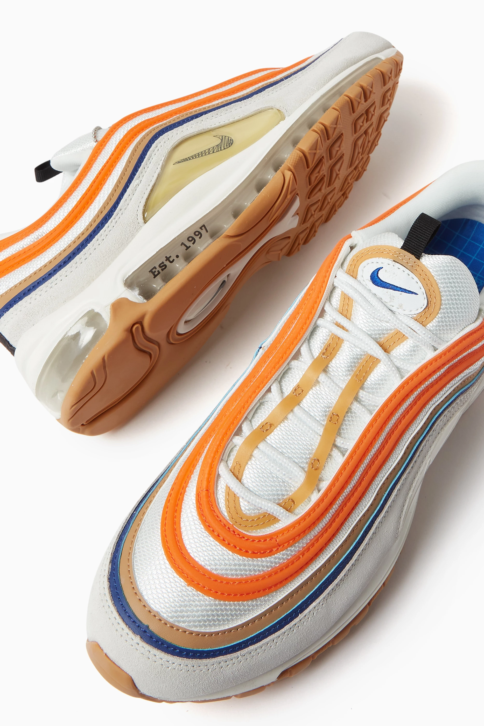 Nike air max sales 97 blanche orange