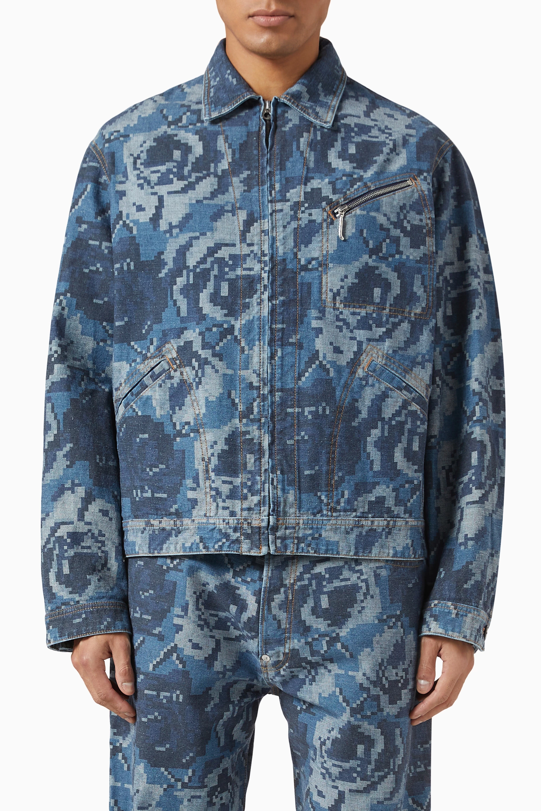 Denim sales rose jacket