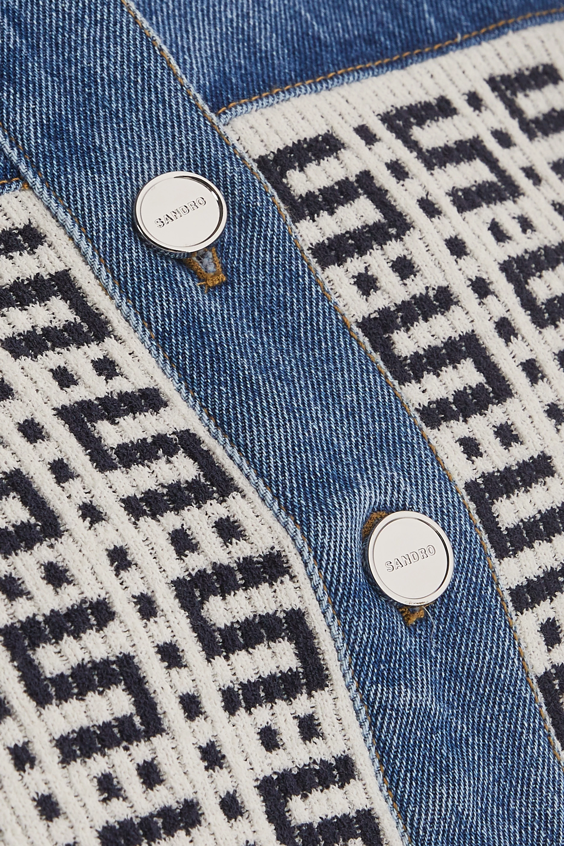 Sandro jean jacket hotsell