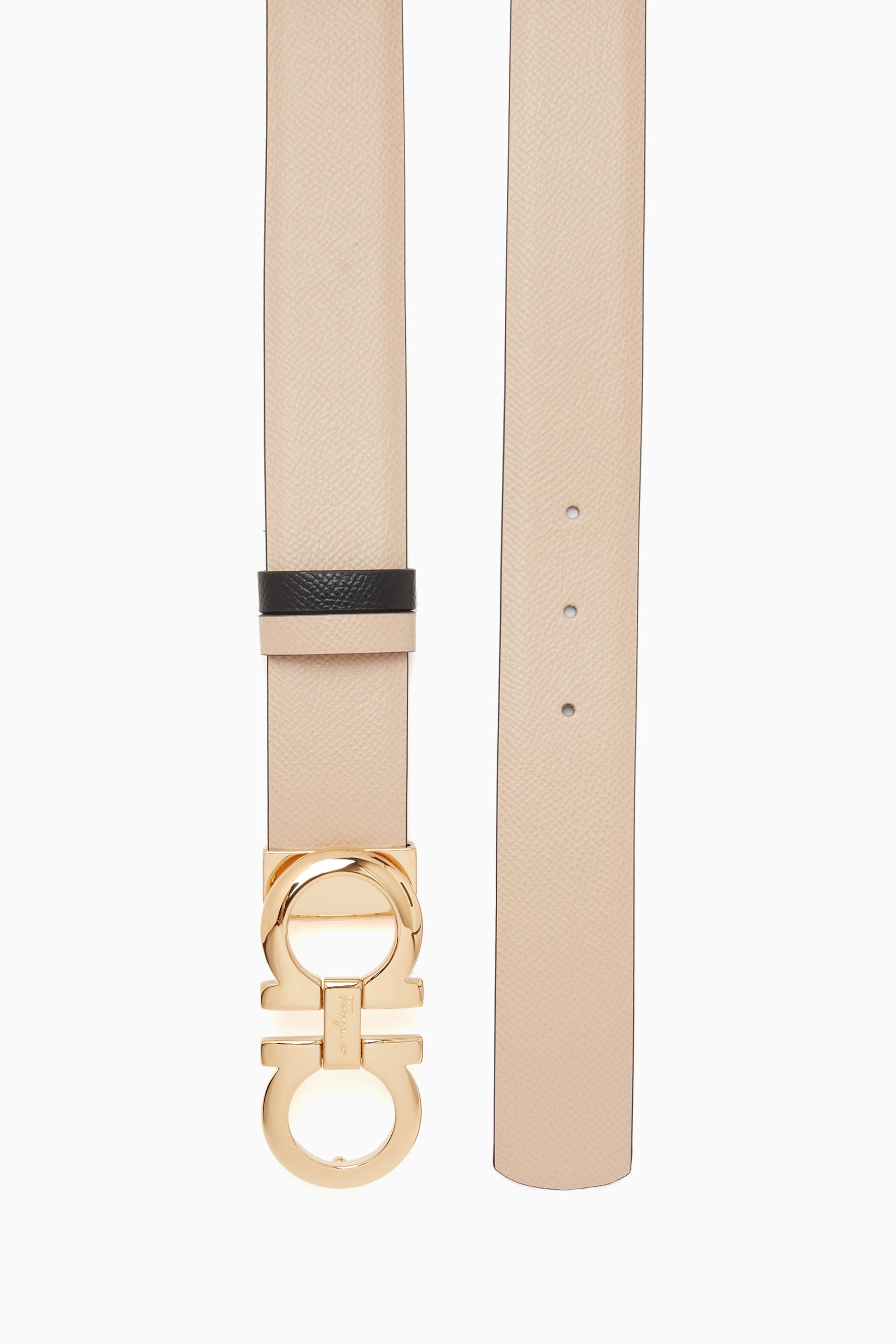 Orange ferragamo belt top