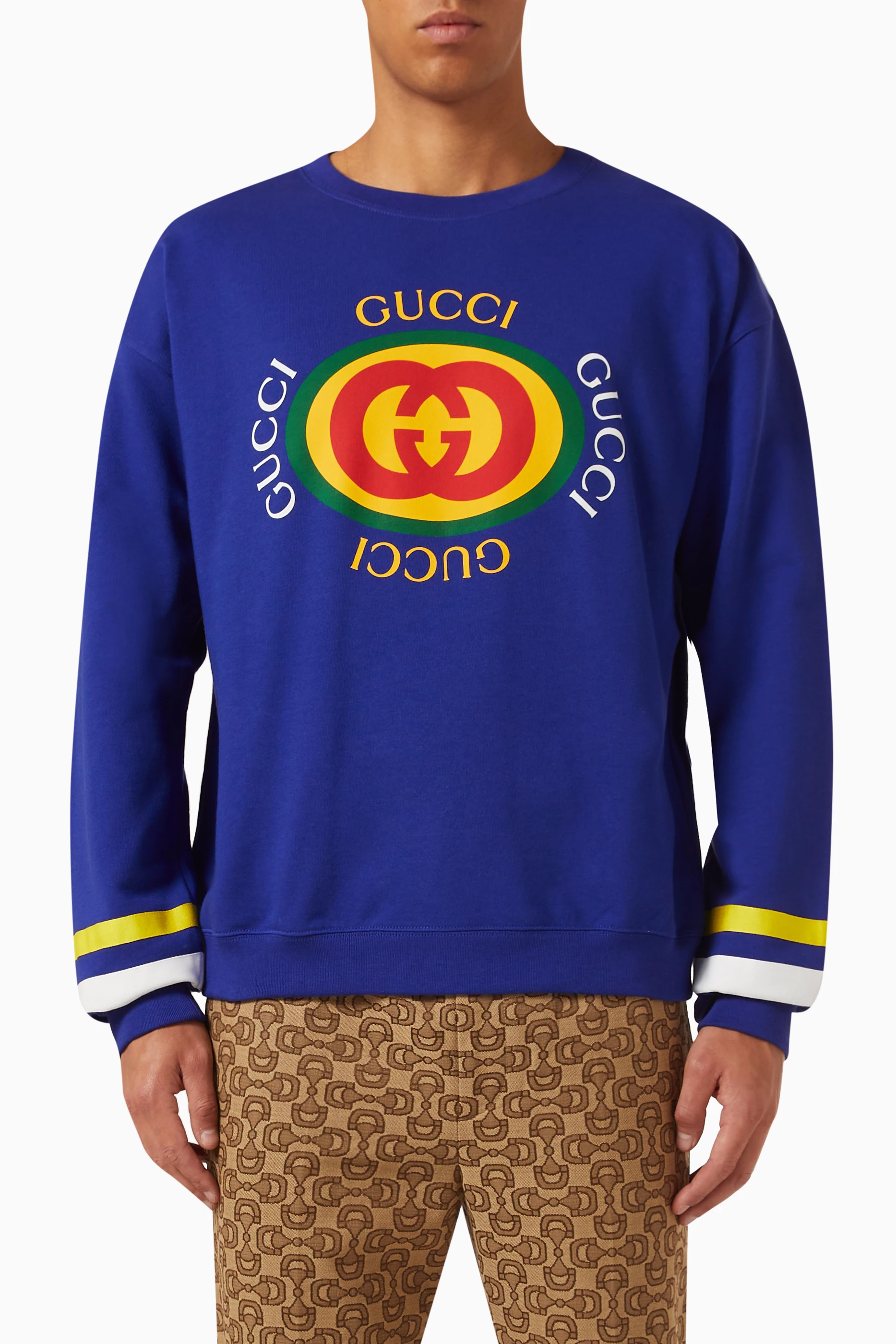 Yellow sale gucci sweatshirt