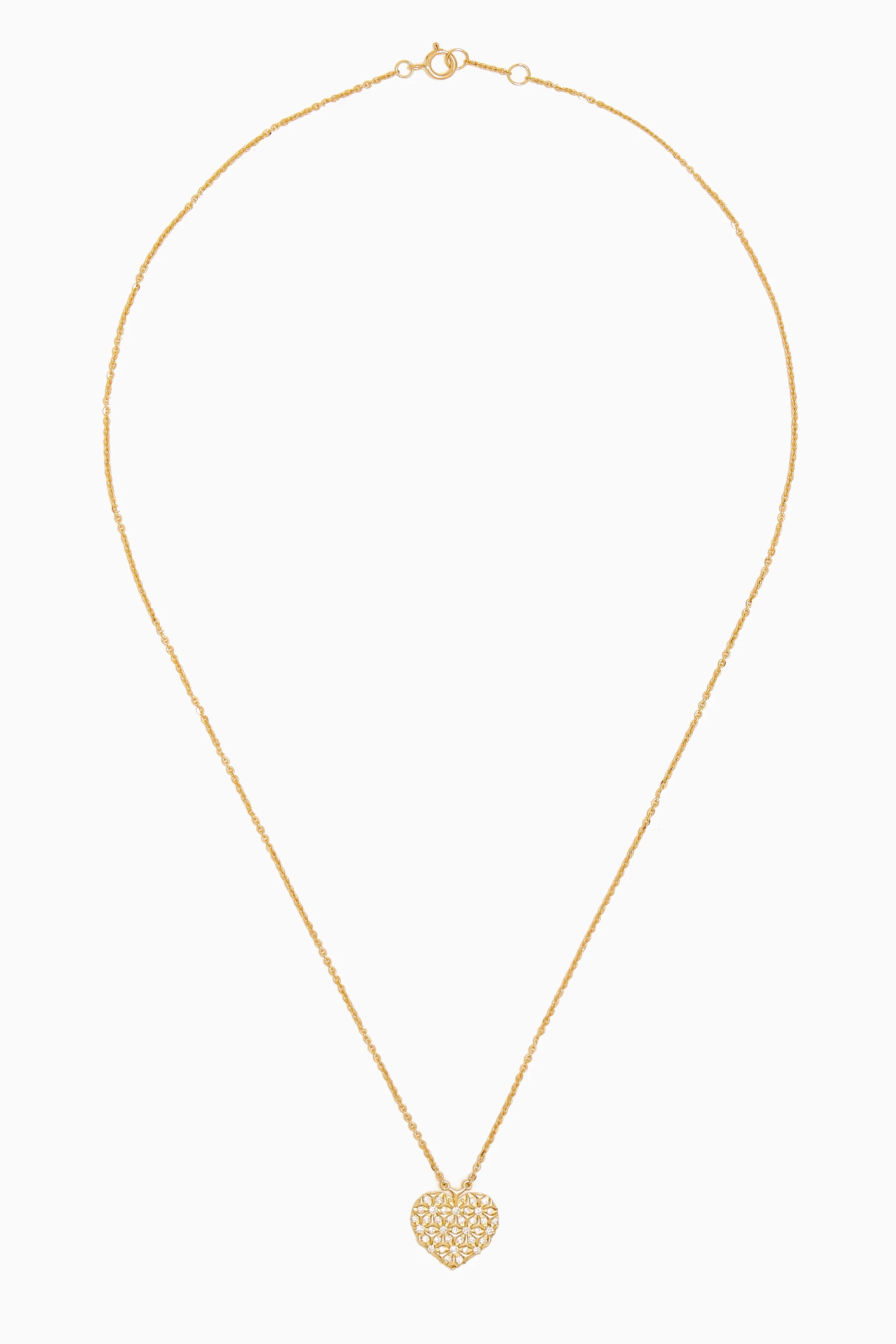 Diamond heart necklaces for women cheap