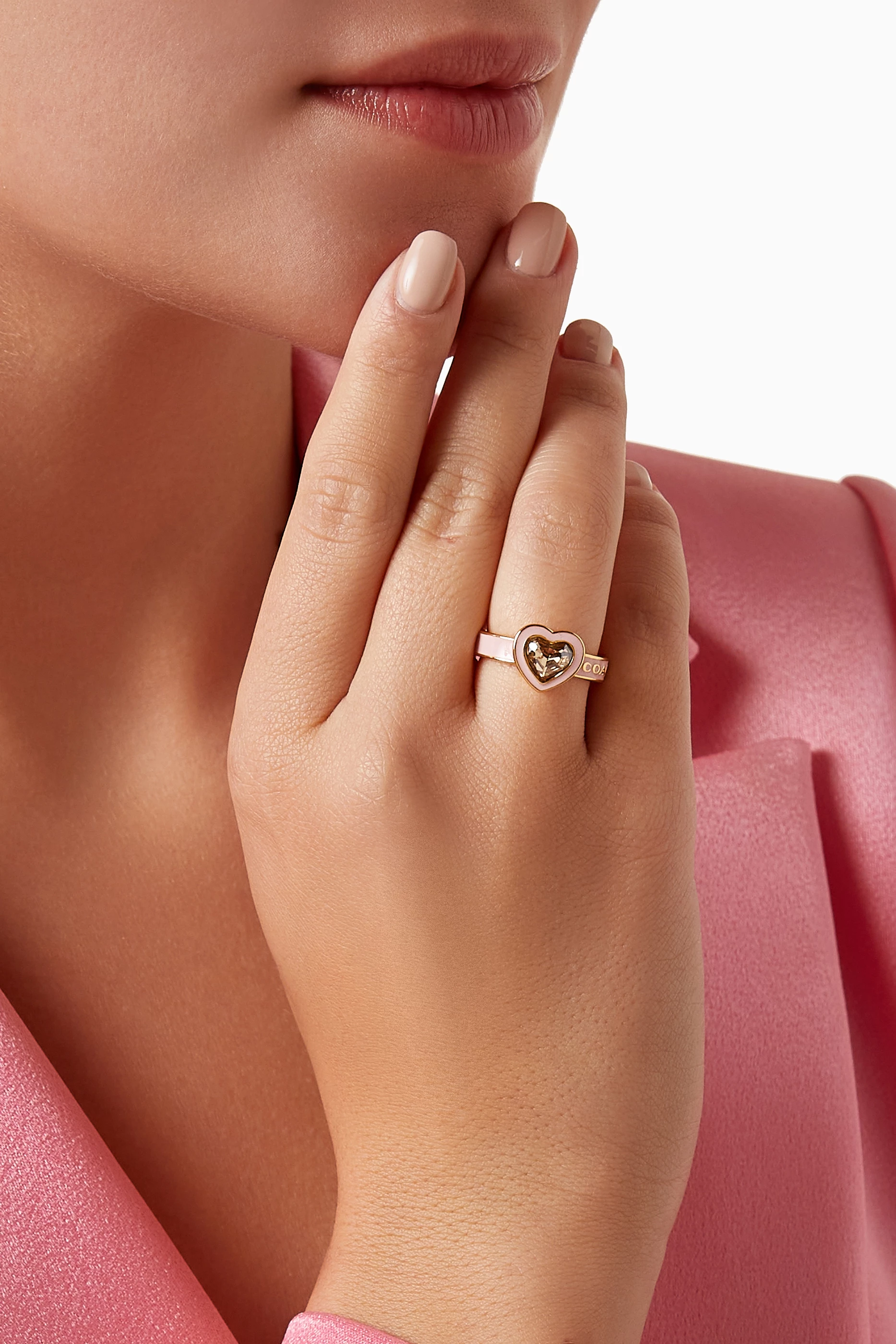 Puzzle heart online ring pandora rose