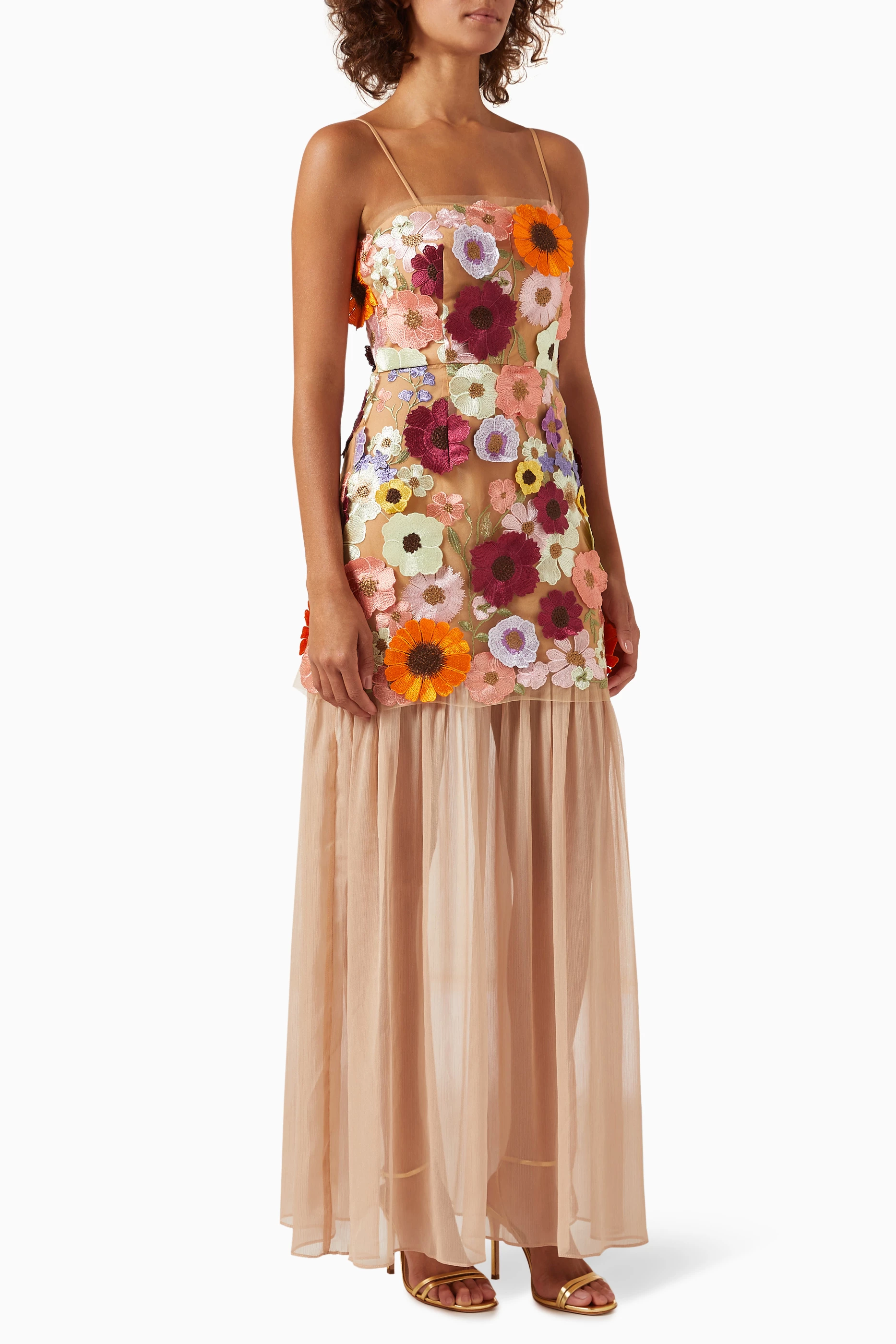Beatrice strappy deals maxi dress