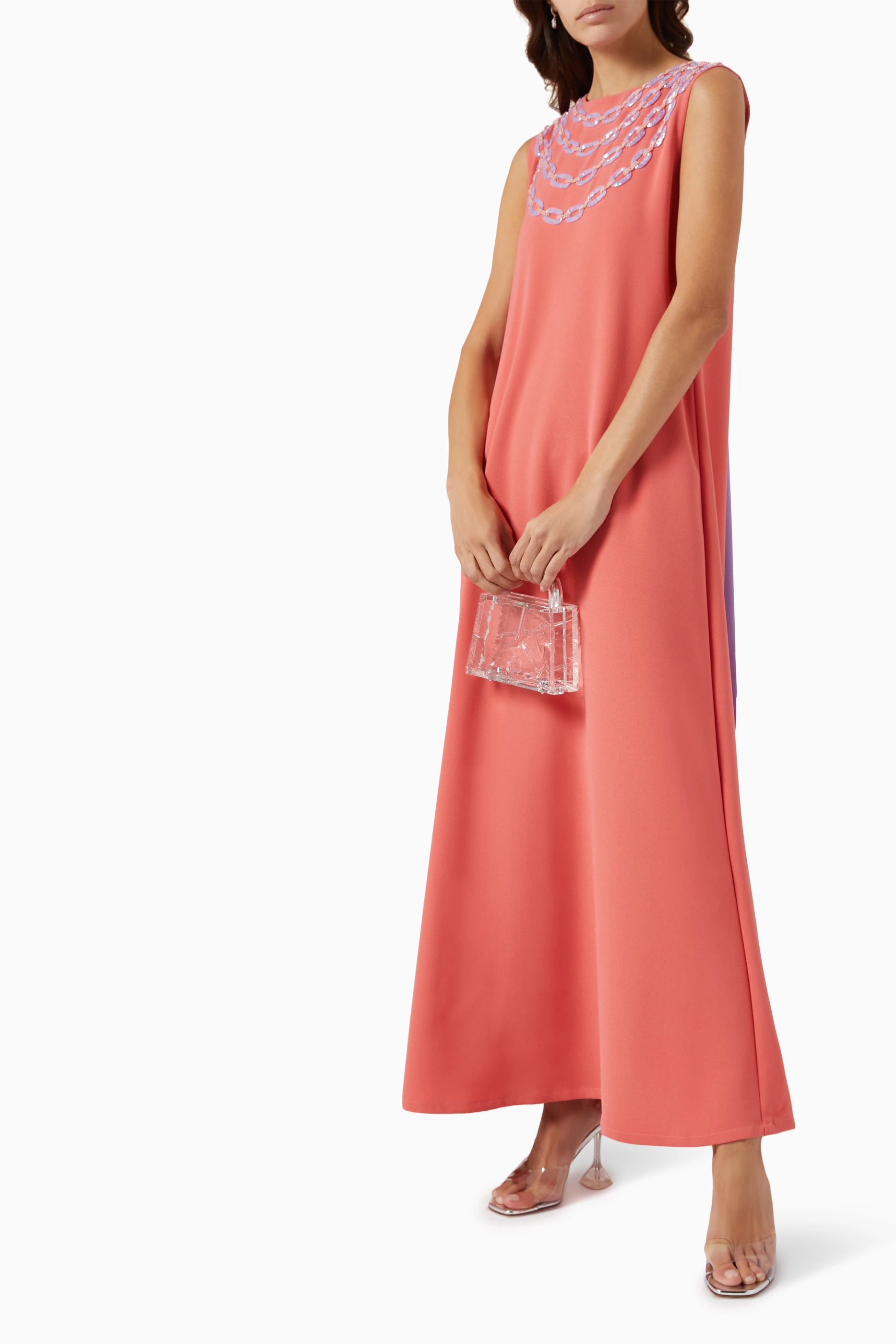 Beaded top deals maxi dress