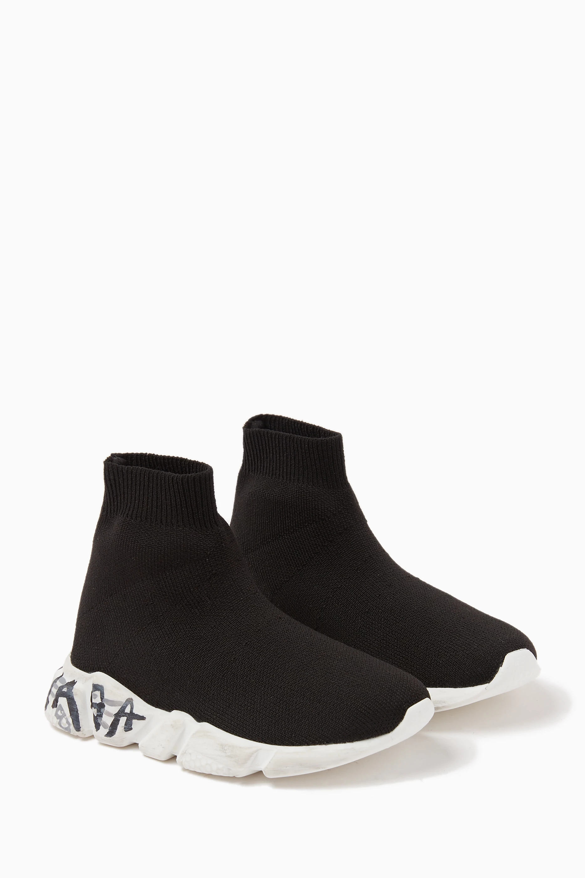 Balenciaga speed top trainer black