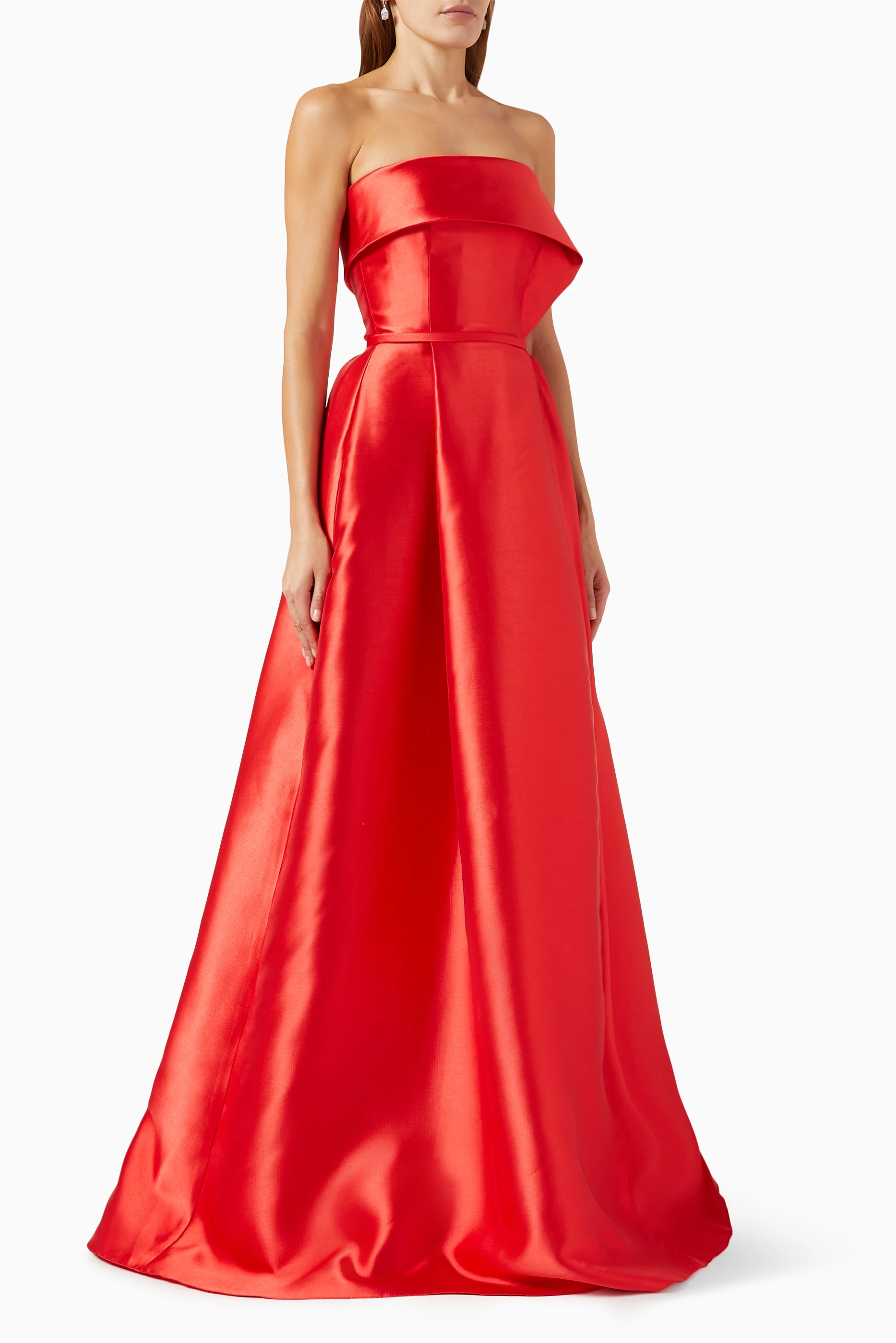 Strapless gown sale