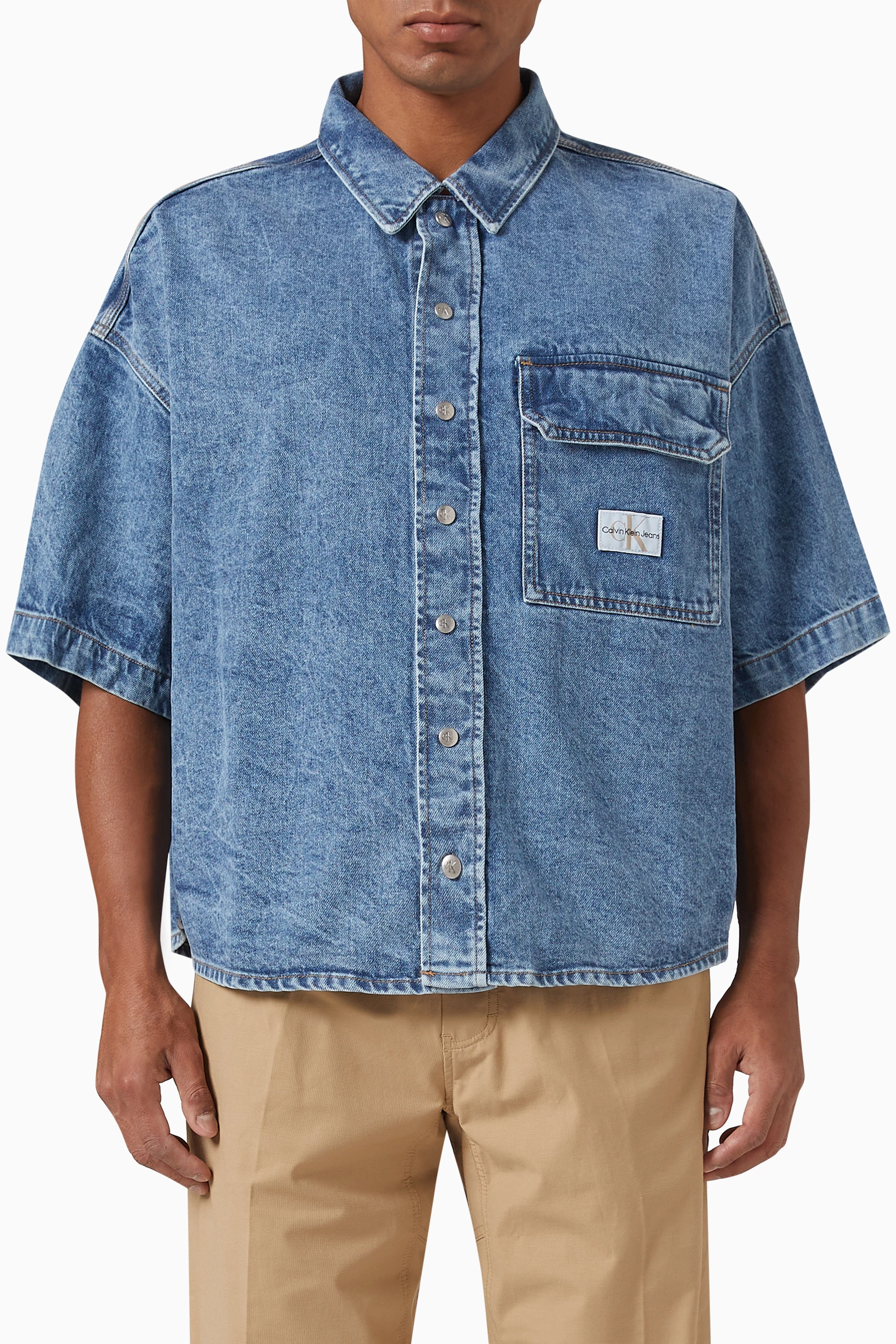 Calvin klein hotsell jeans blue shirt