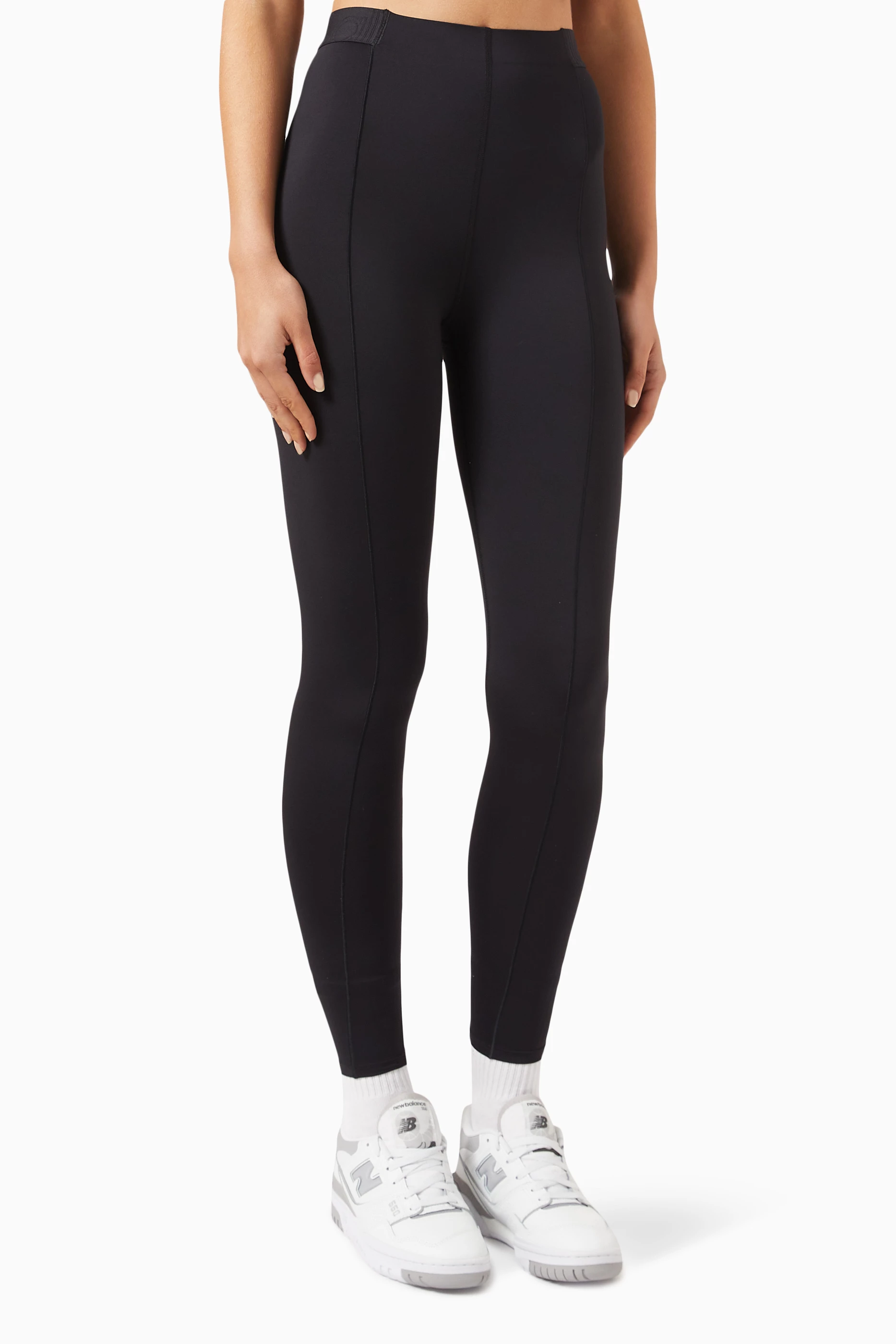 Buy Calvin Klein Performance Black 7 8 Pocket Gym Leggings in Stretch Jersey for Women in UAE Ounass