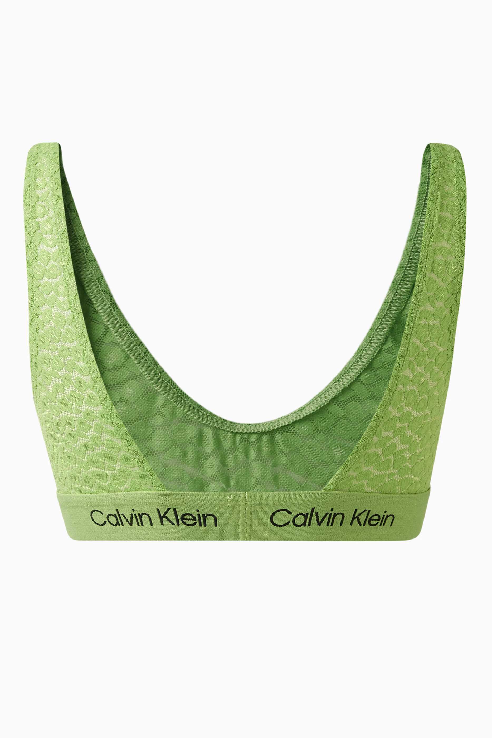 Buy Calvin Klein Green 1996 Bralette in Lace for Women in UAE