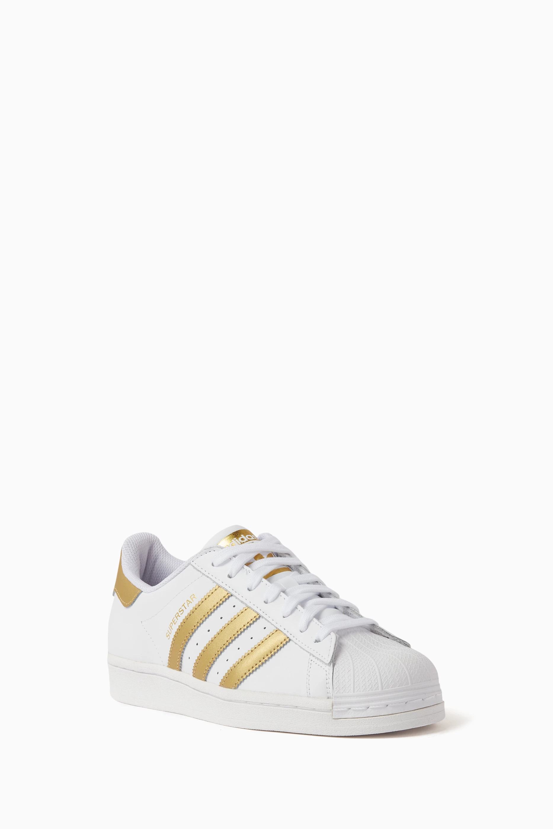 Buy adidas Gold Superstar Low top Sneakers in Leather for Women in
