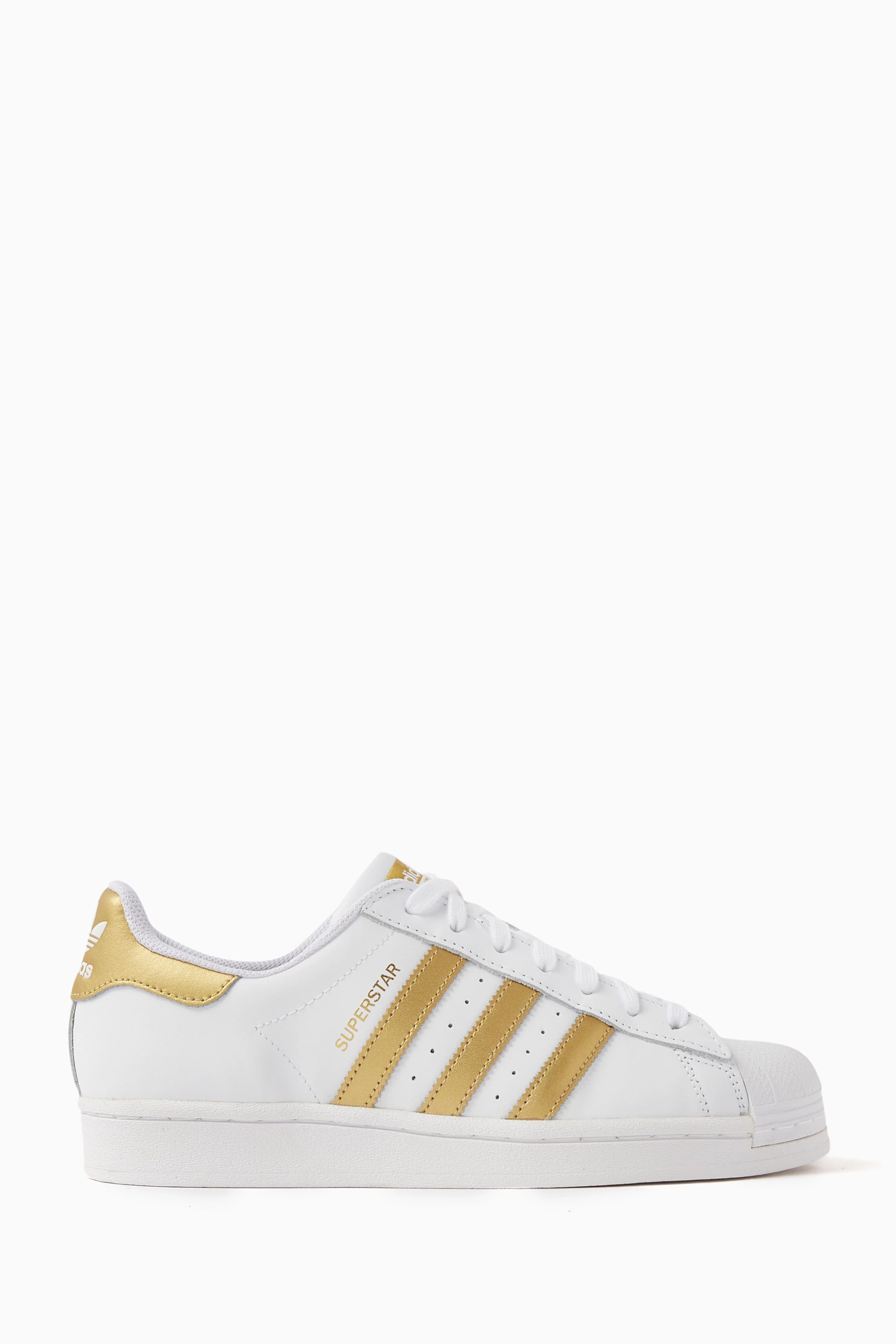 Buy adidas Gold Superstar Low top Sneakers in Leather for Women in