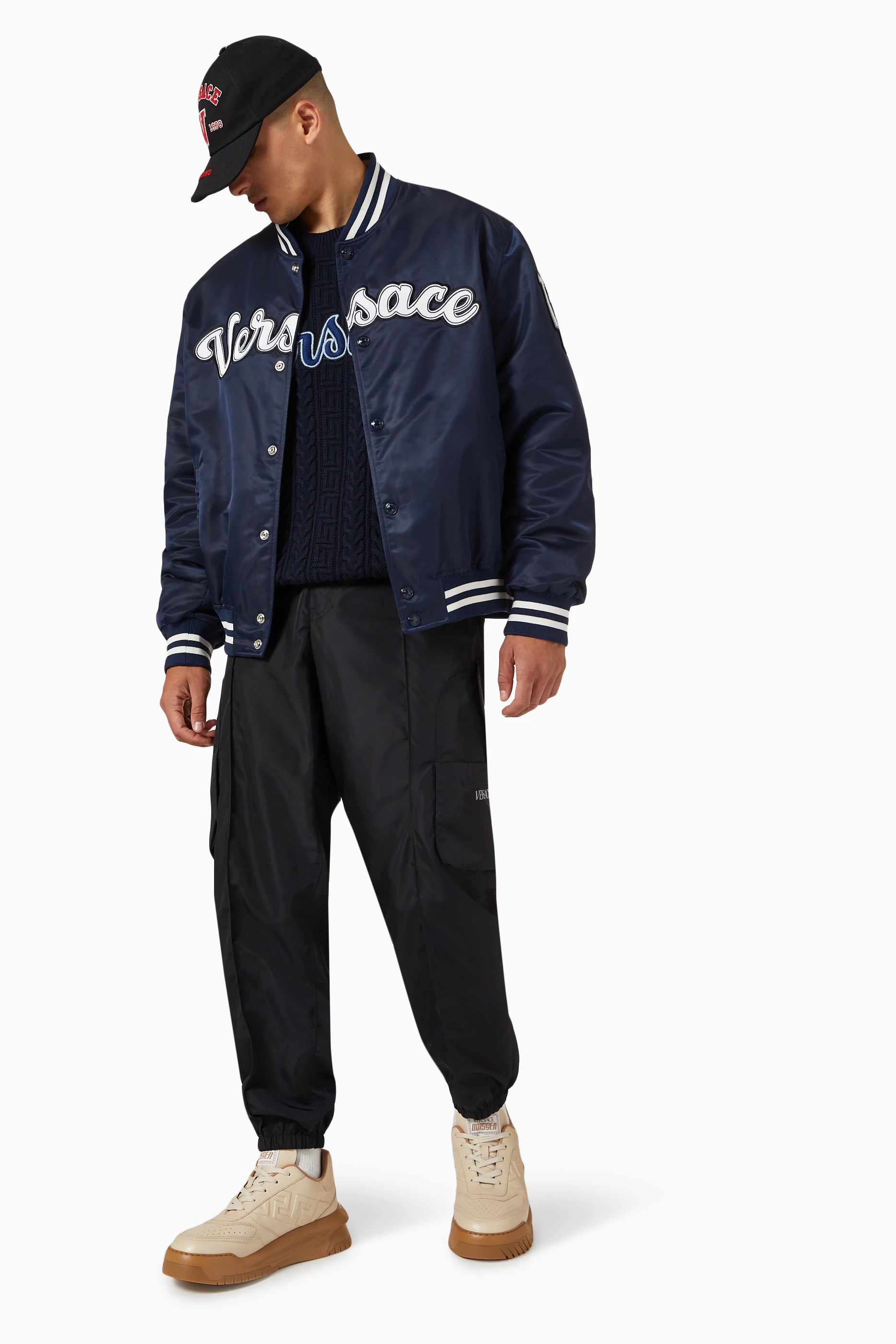 Versace baseball jacket sales