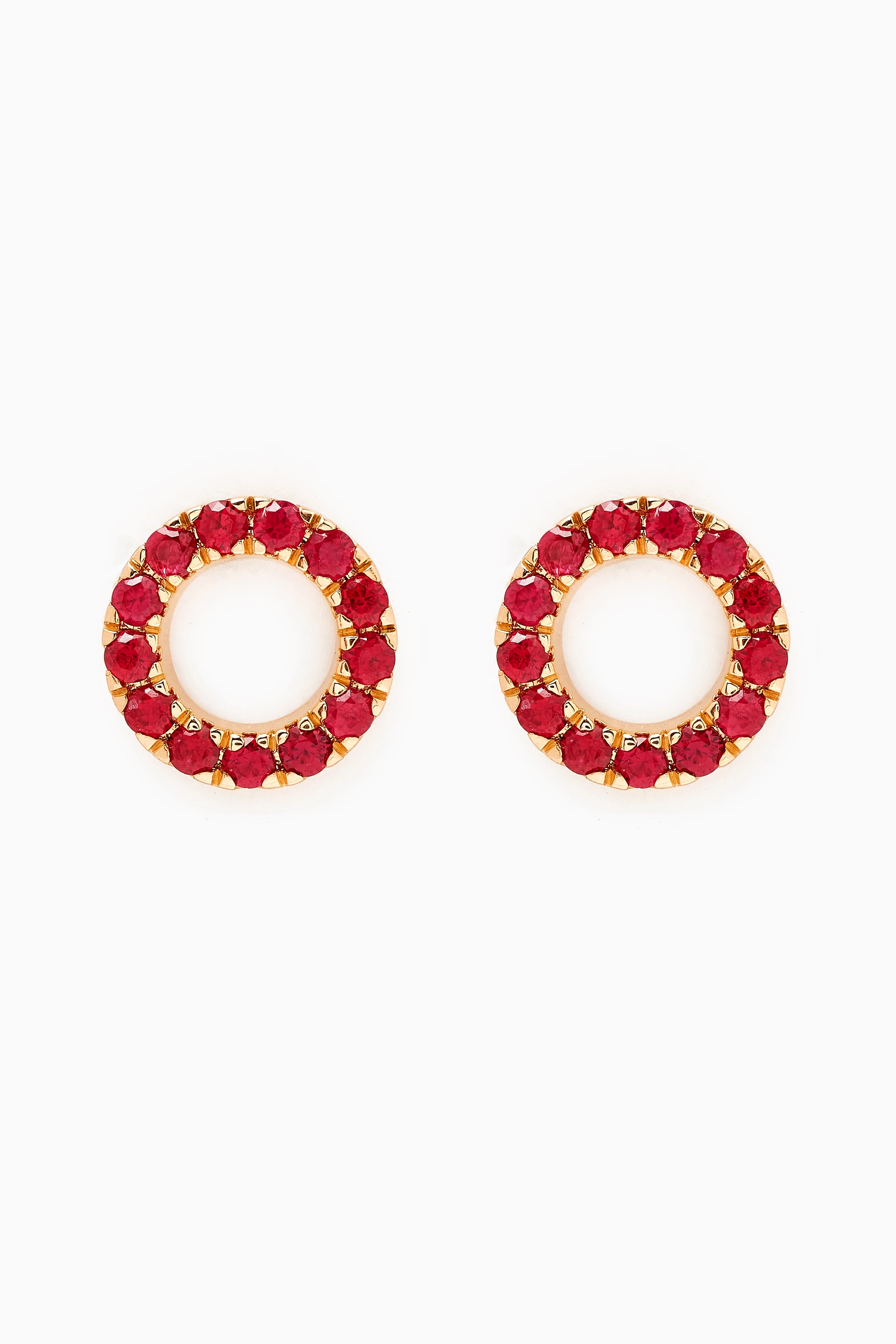 Ruby online stud earrings