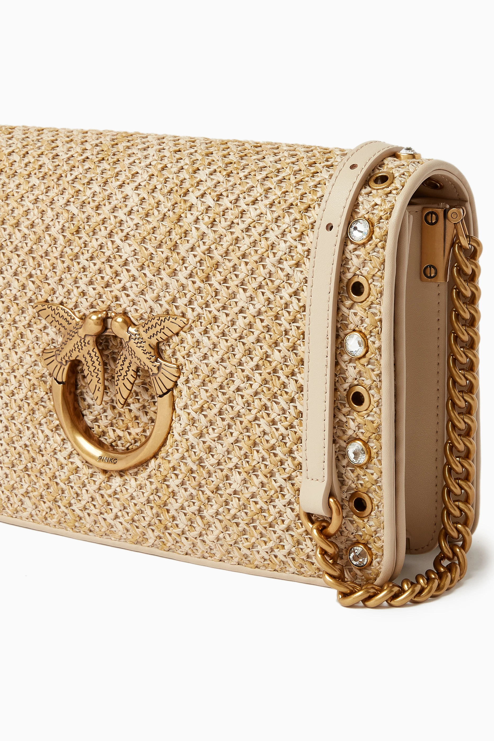 Pinko raffia bag sales