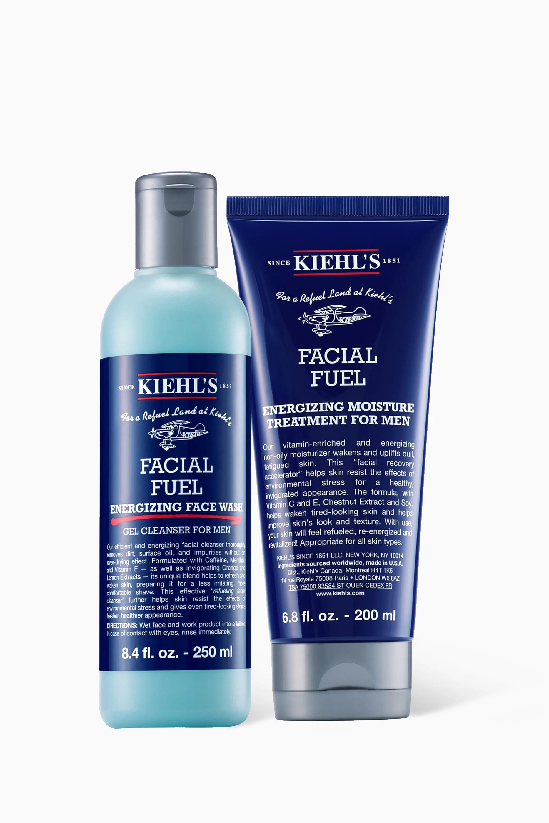 Buy Kiehl s Colourless Facial Fuel Starter Kit for Men in UAE Ounass