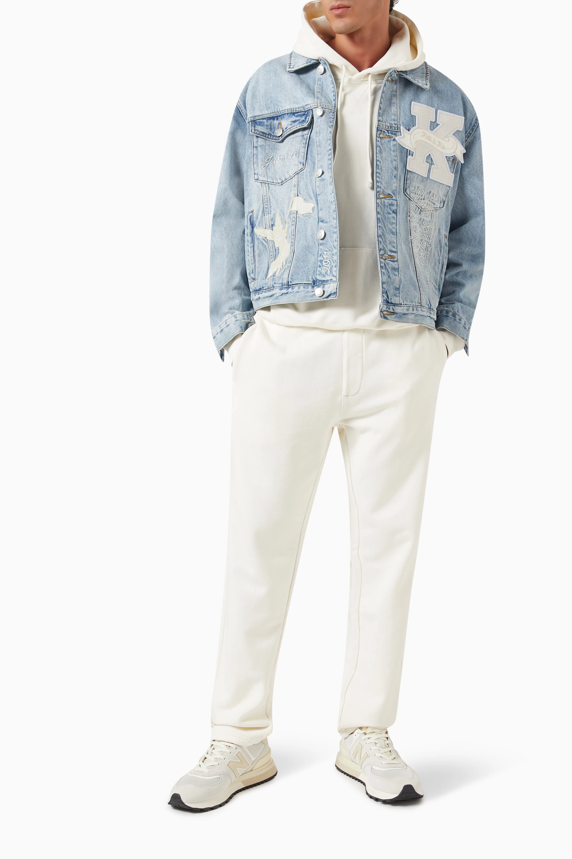 Kith laight denim hot sale jacket hosu blue