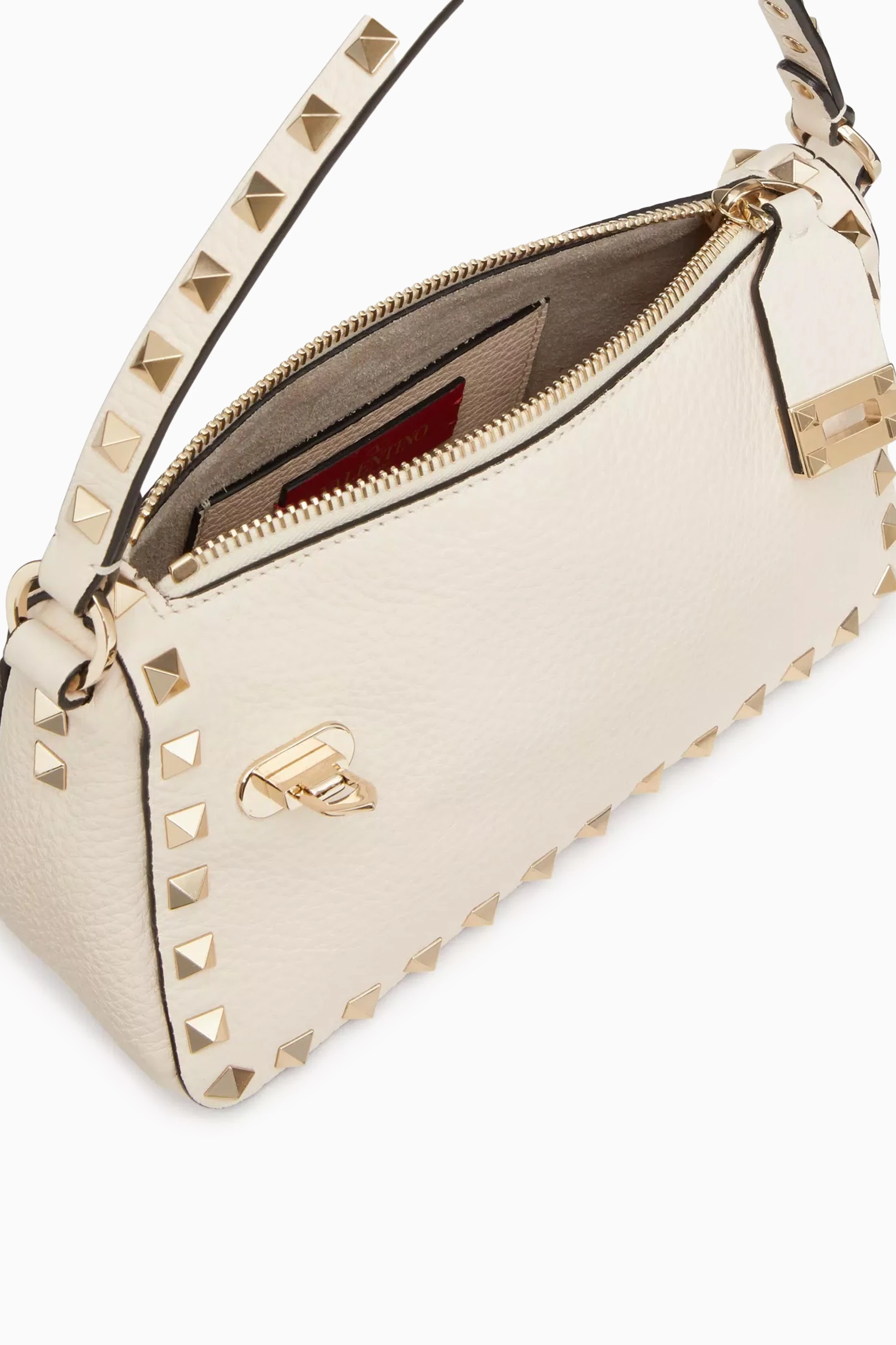 Rockstud leather hotsell crossbody bag
