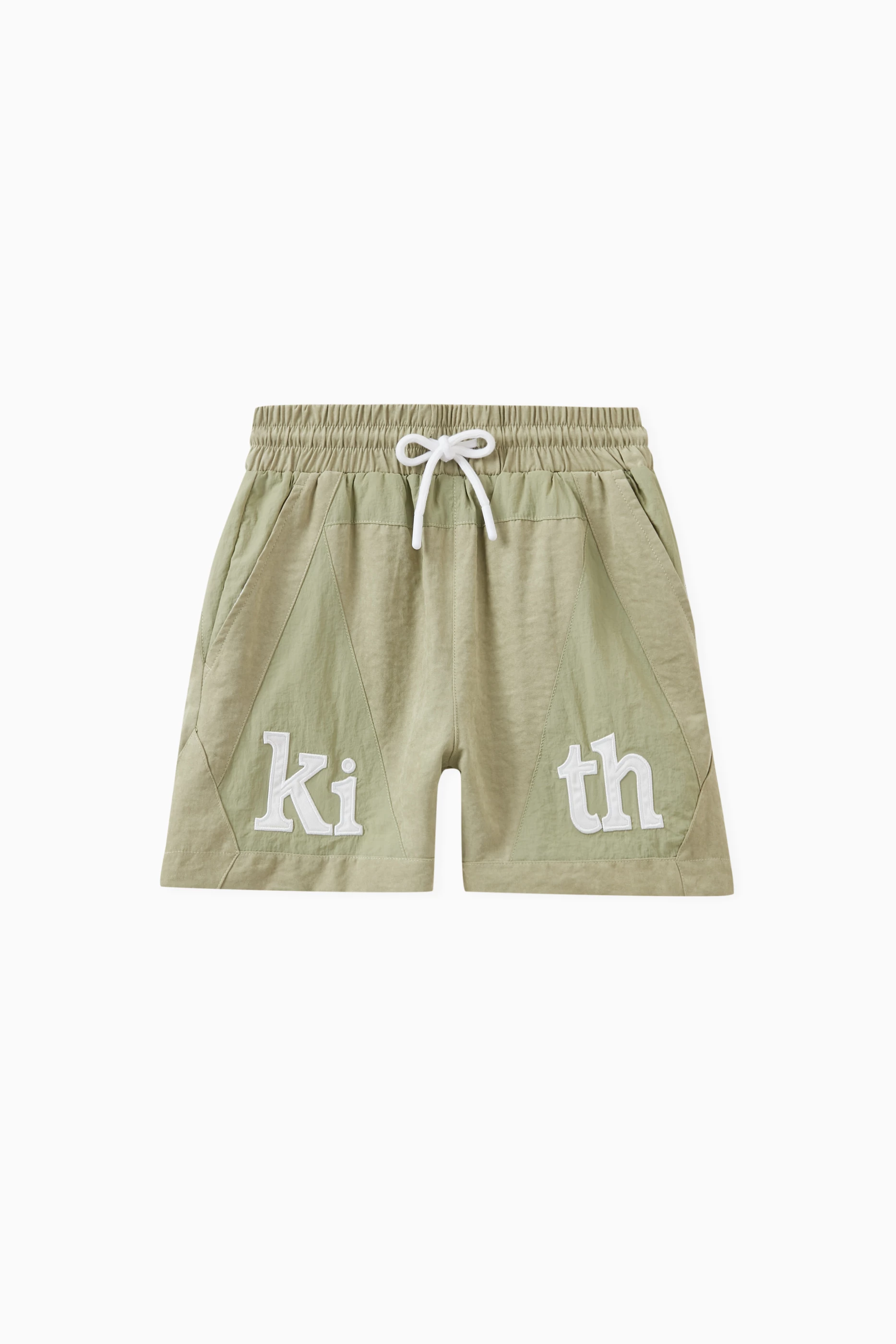 Buy Kith Green Turbo Track Shorts in Nylon blend for UNISEX in UAE