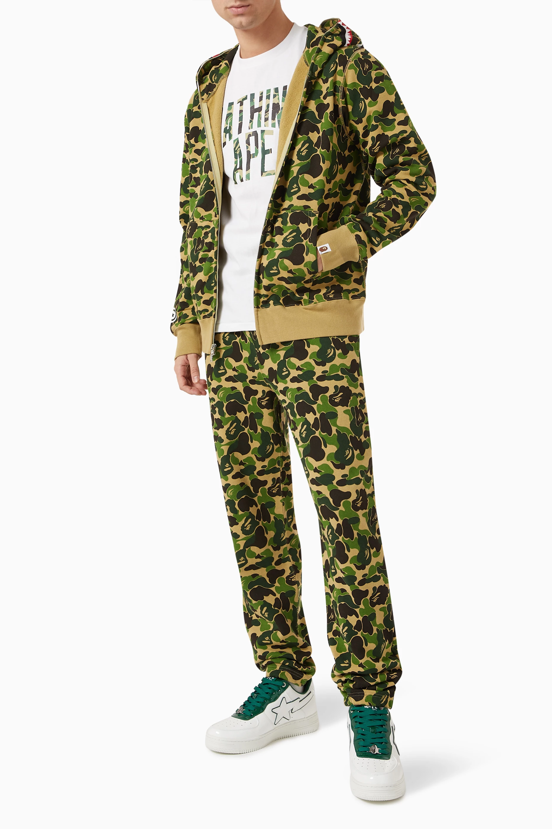 Bape abc shark hoodie hotsell