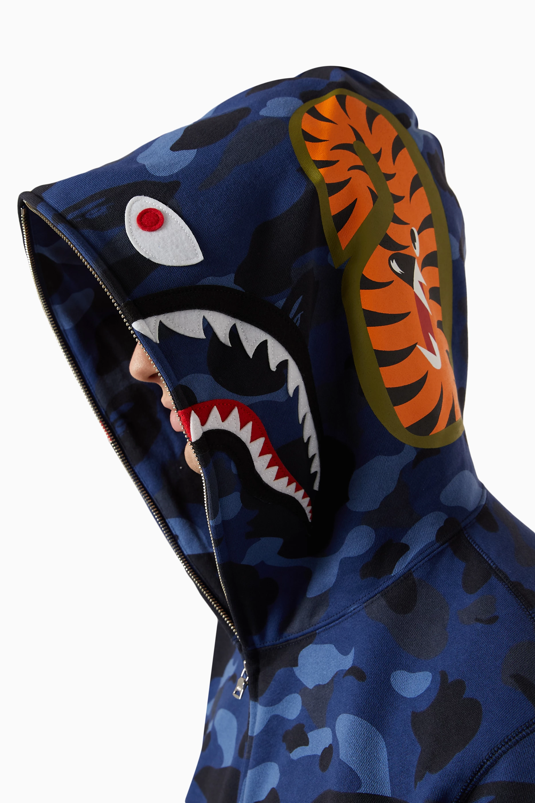 Bape shark hoodie camo store