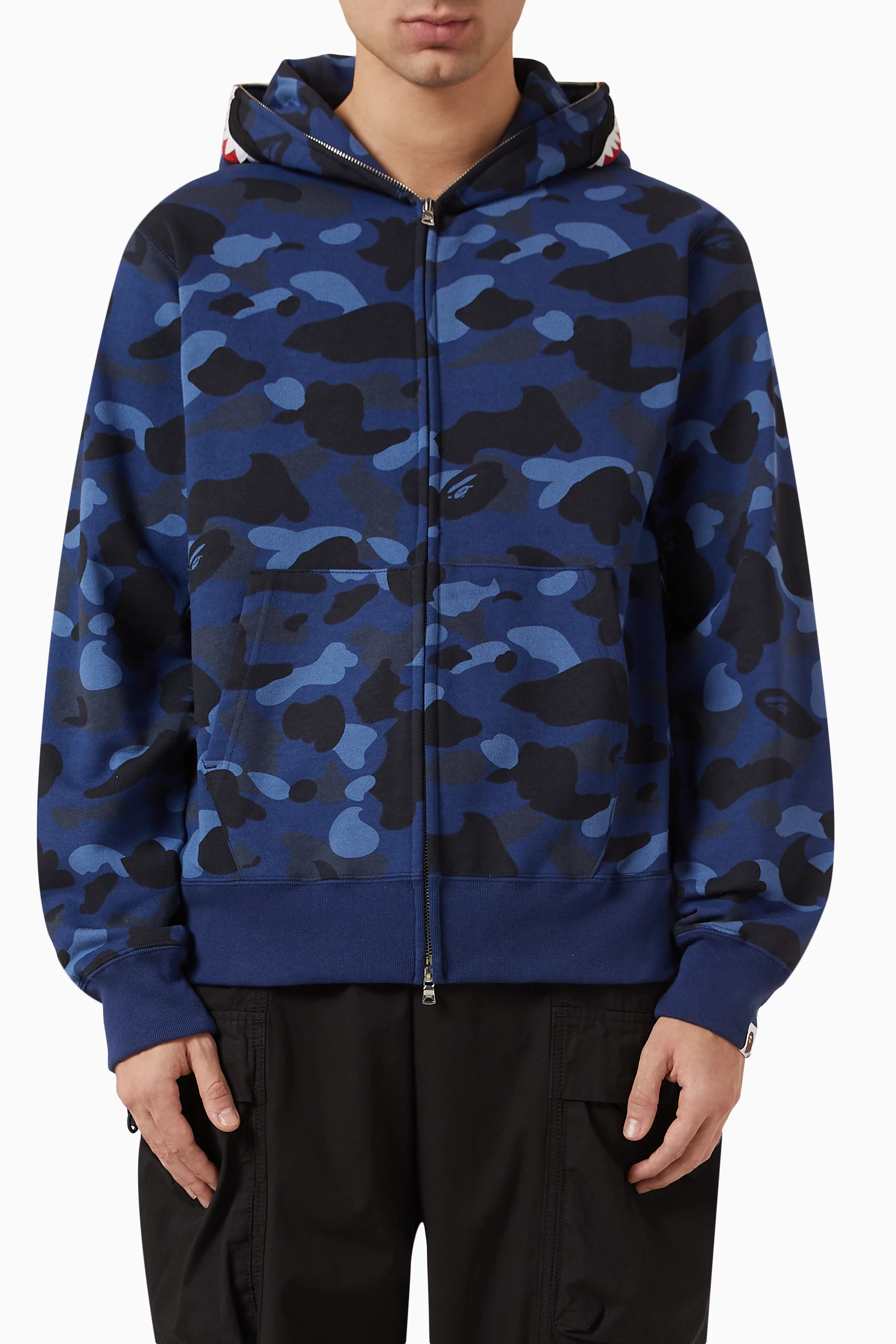 Bape shark blue camo outlet
