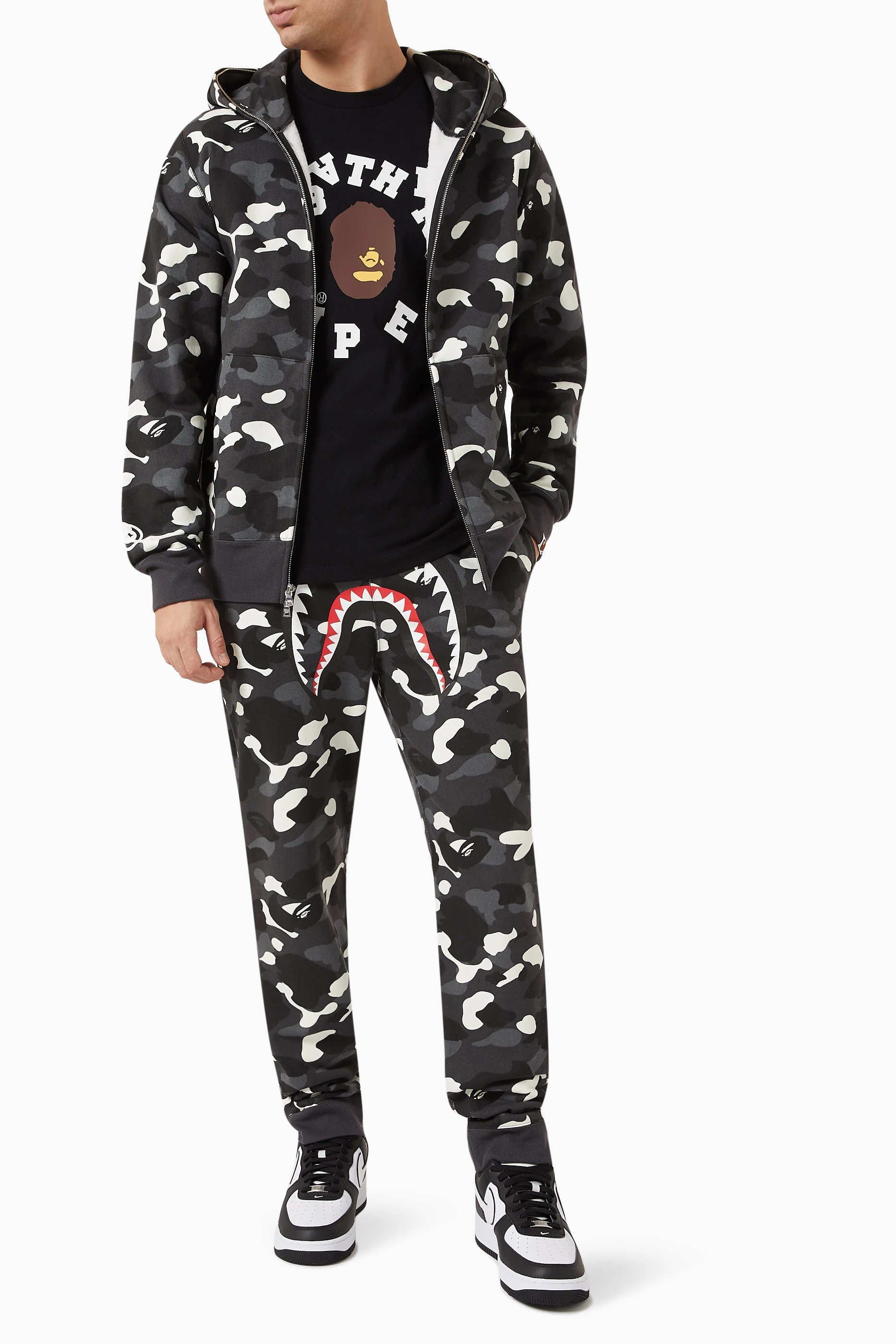 Bape shark hoodie city camo store