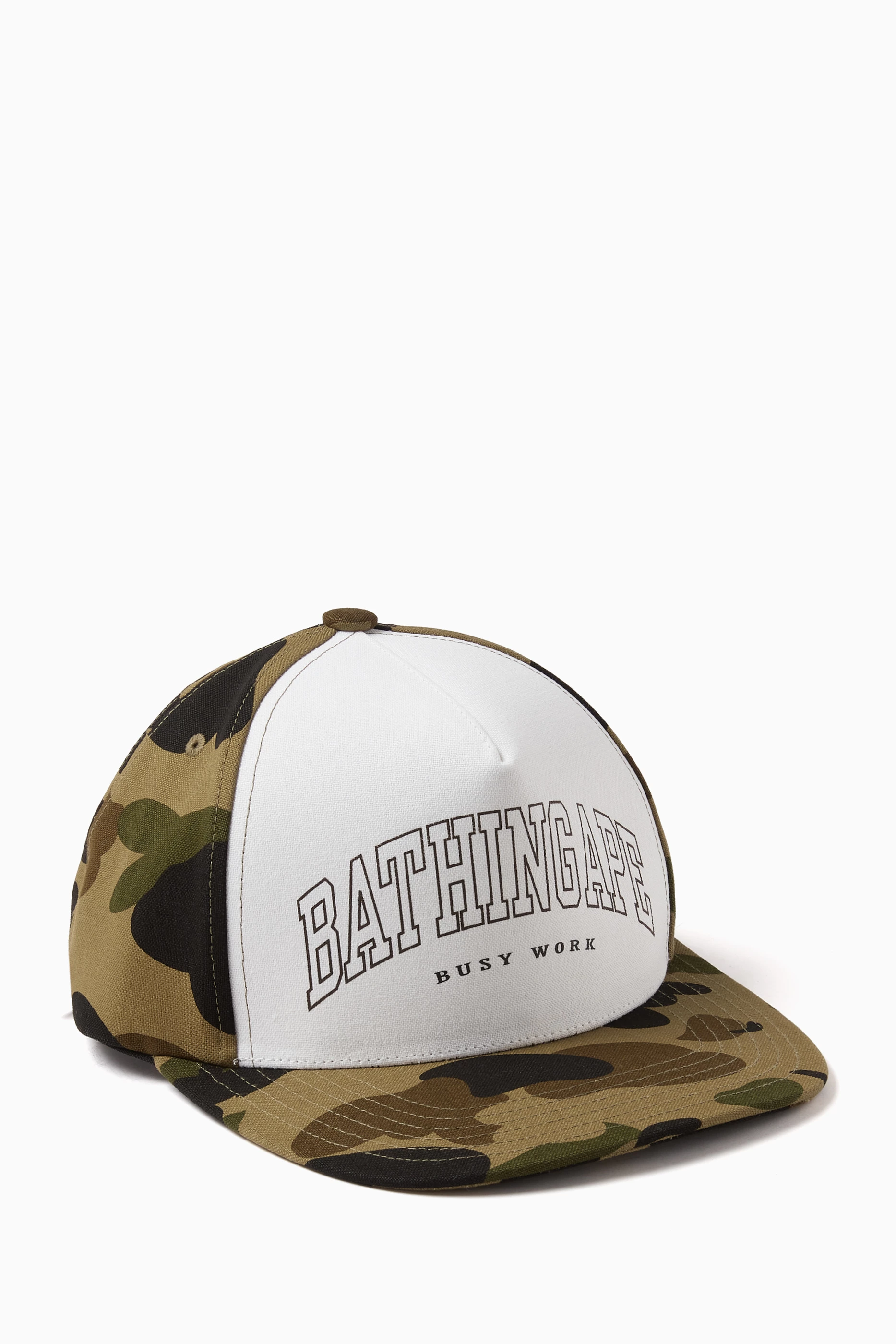 Buy A Bathing Ape Green 1st Camo Cap in Cotton for Men in UAE Ounass